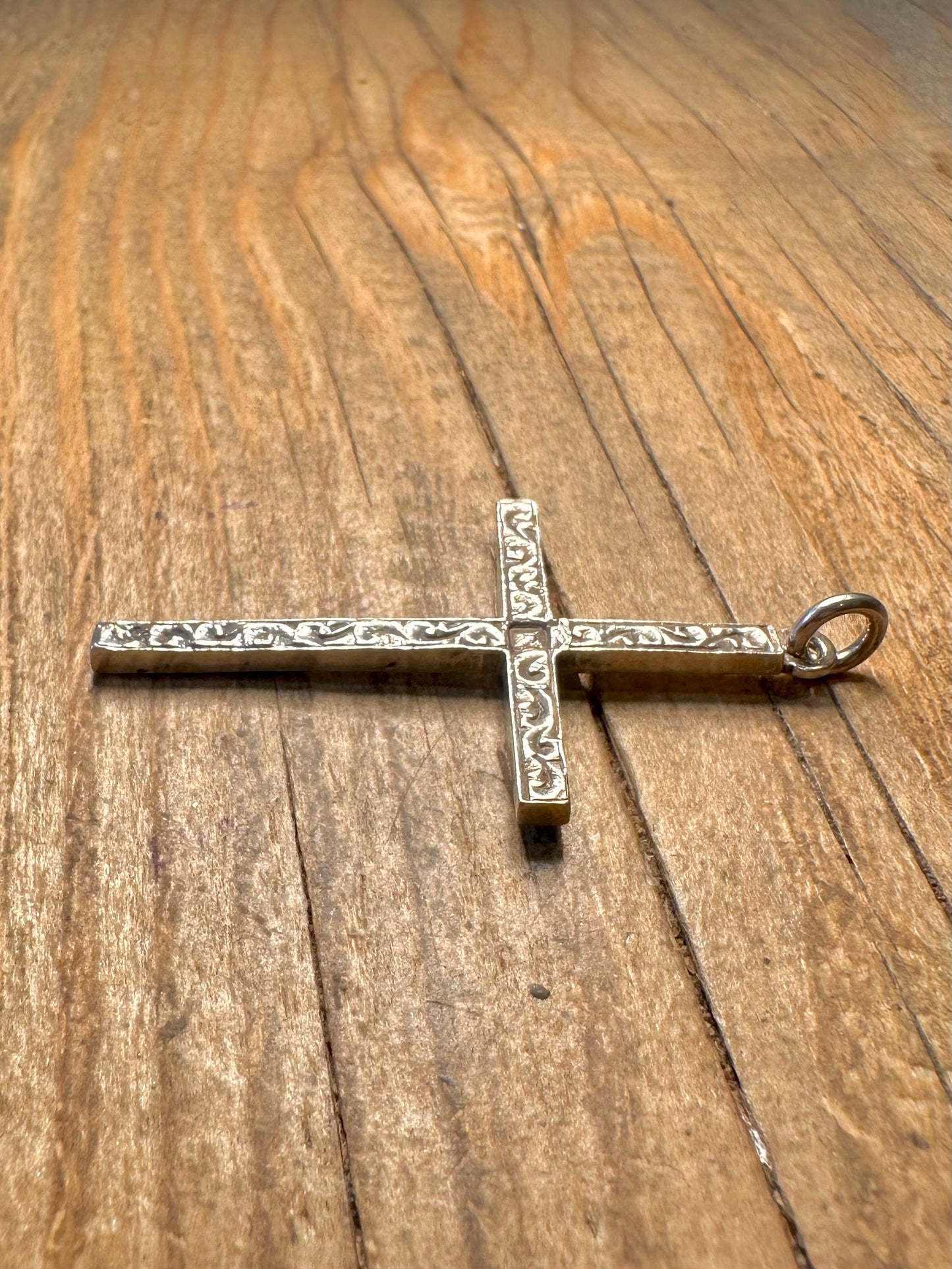Cross 1976 Engraved 925 Sterling Silver Pendant