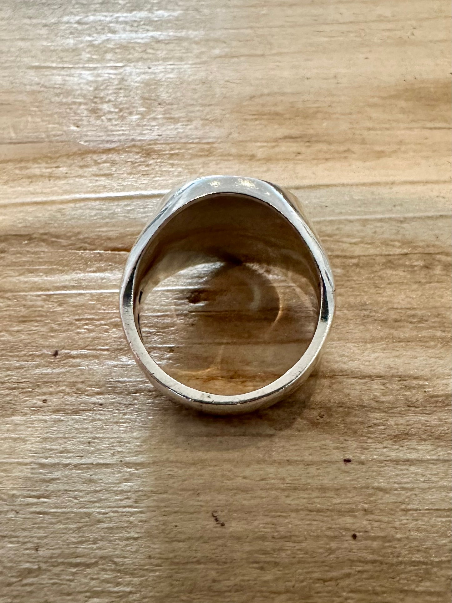 Vintage Clan Donnachaidh Signet 925 Silver Size P1/2 Ring