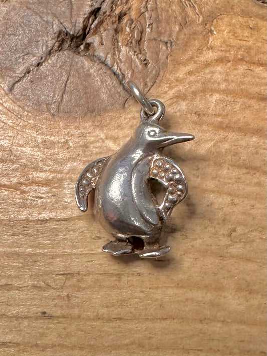 Vintage Penguin 925 Silver Pendant