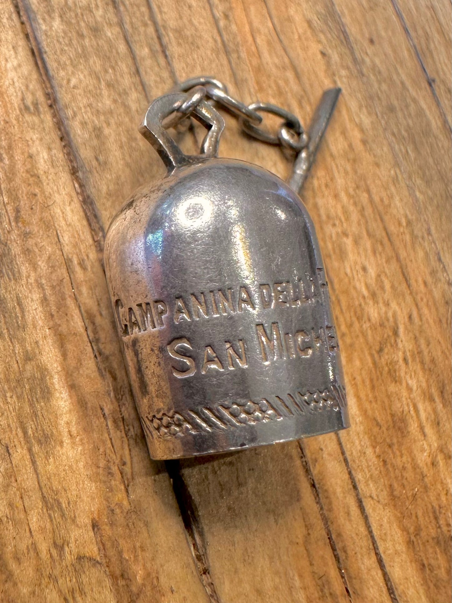 Campanina della Fortuna Lucky Bell of San Michele Capri 800 Silver Charm Pendant