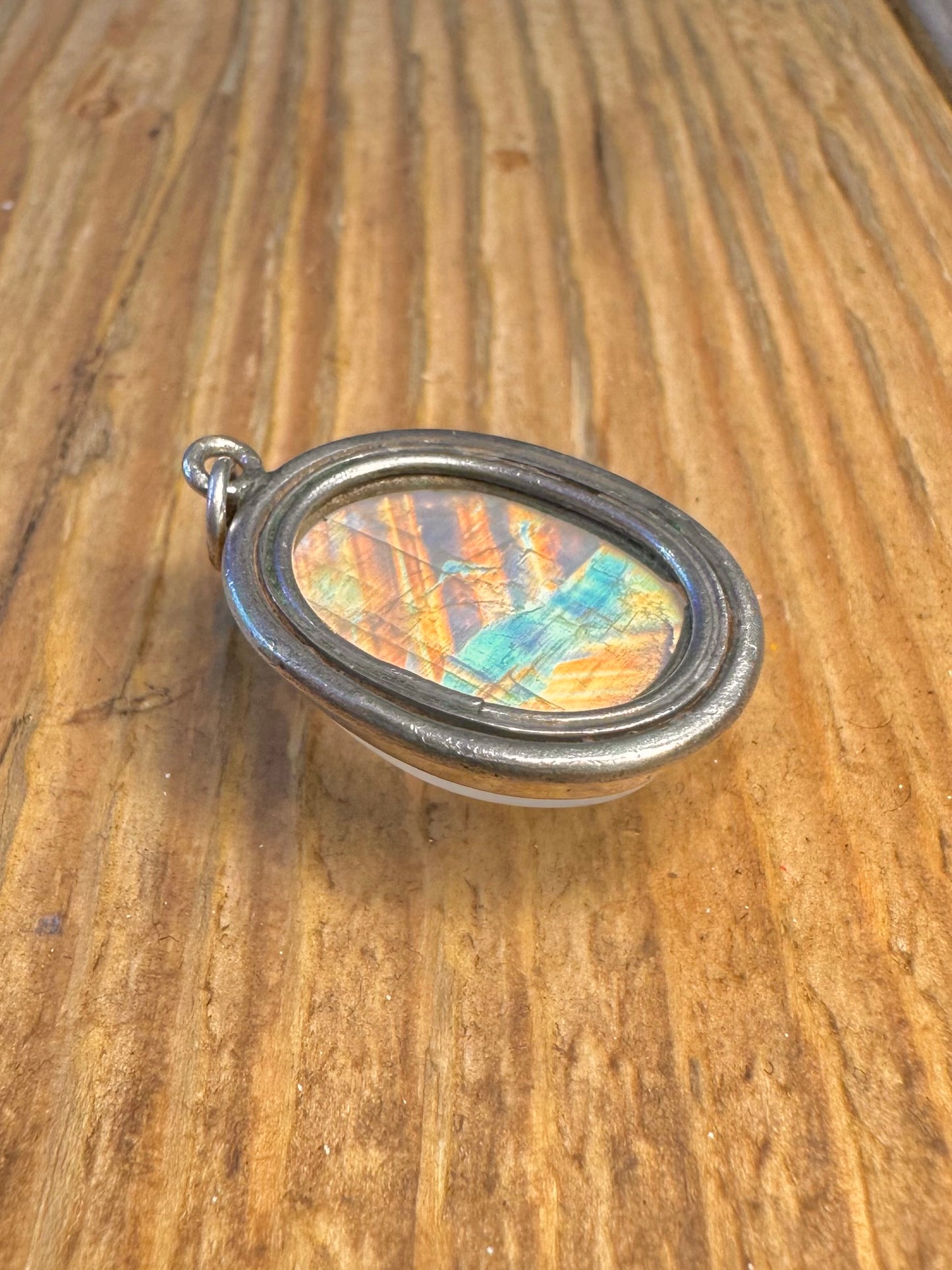 Moonstone Oval 925 Sterling Silver Pendant