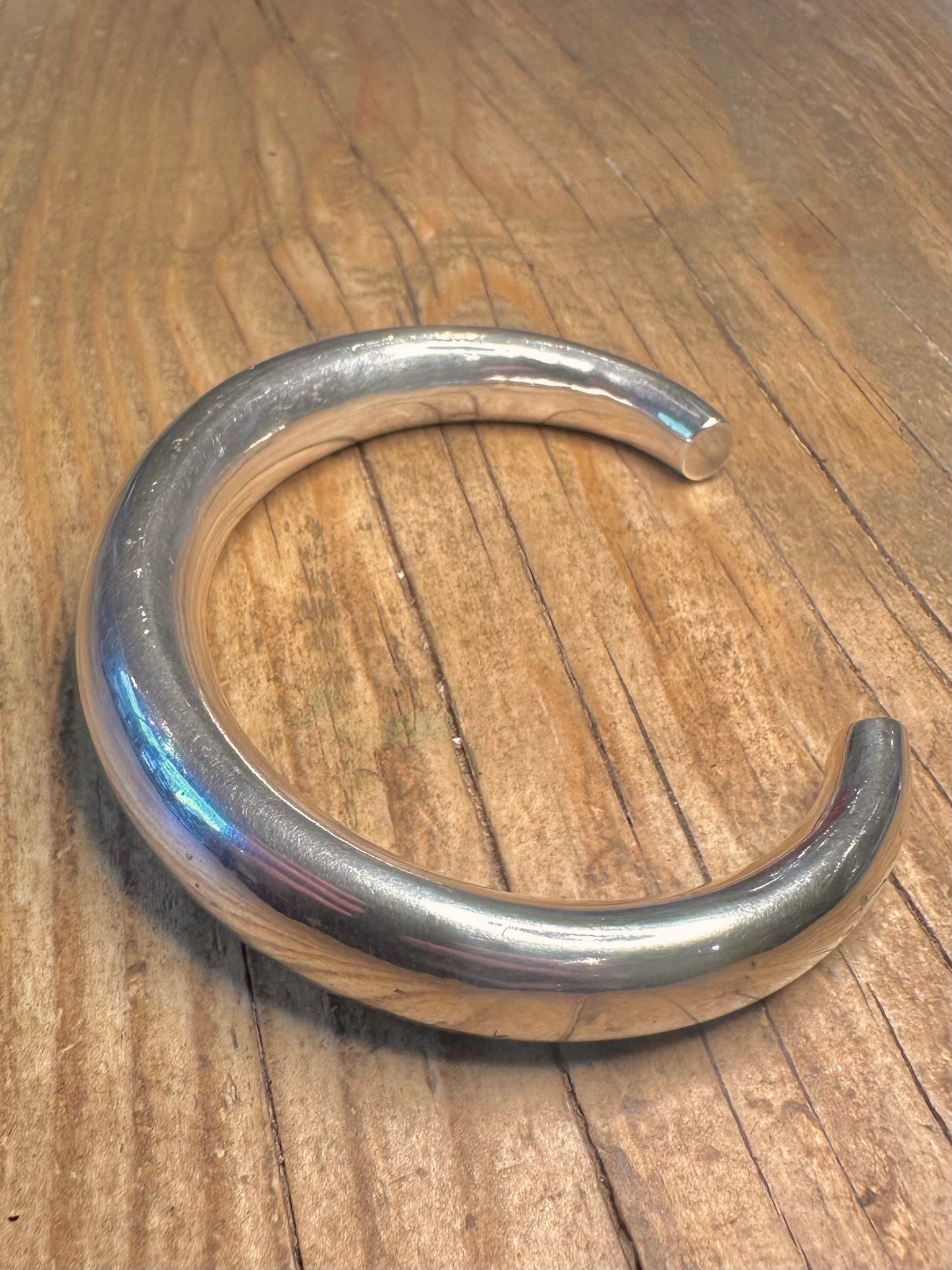 Massiver Armreif Hohl 925 Sterling Silber