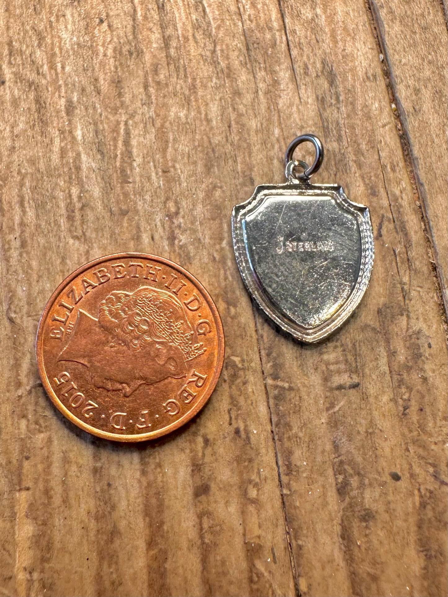 Golden Gate Bridge San Francisco Emaille Wappen 925 Sterling Silber Charm-Anhänger