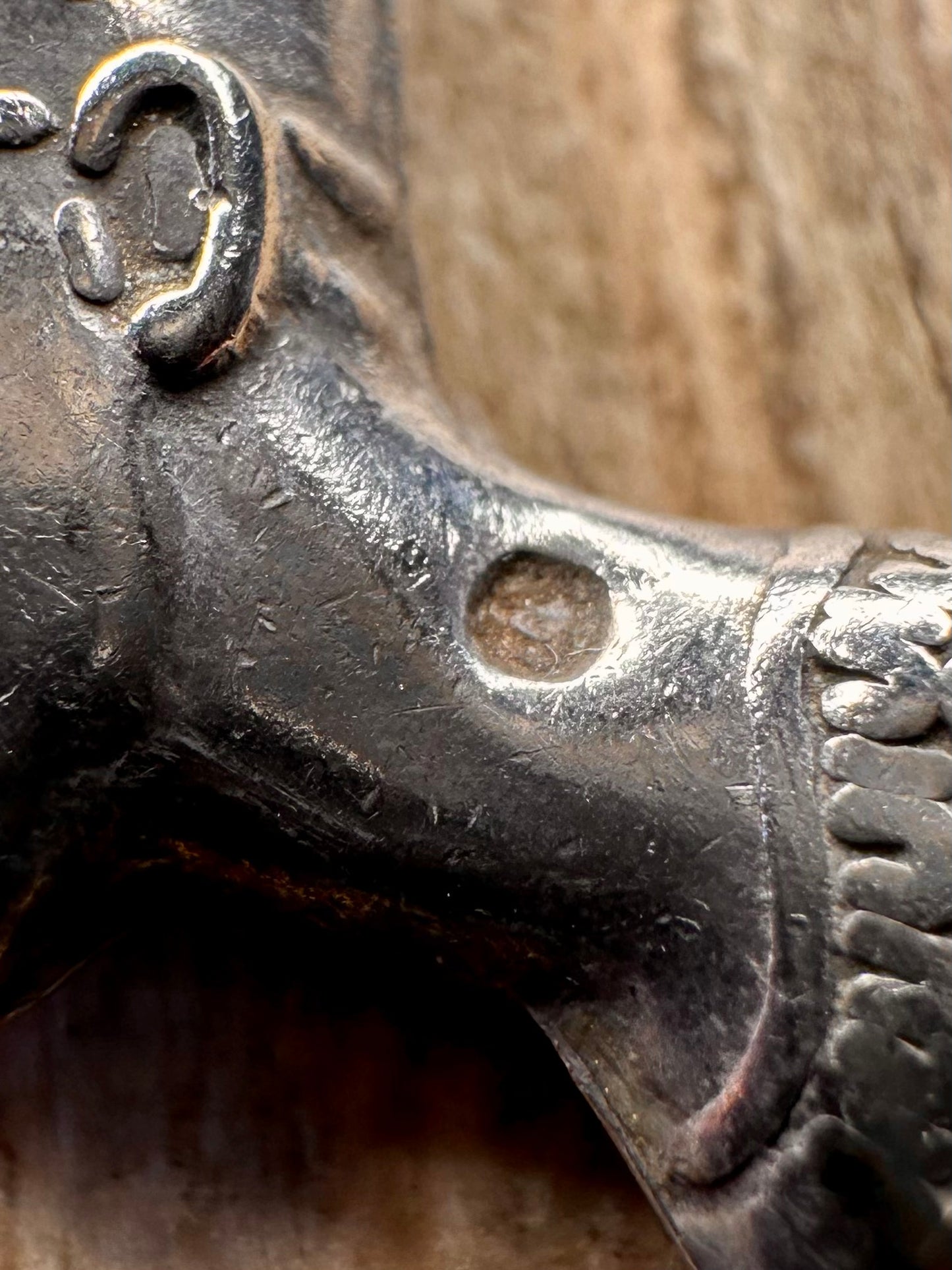 Vintage Egyptian Nefertiti 925 Sterling Silver Pendant