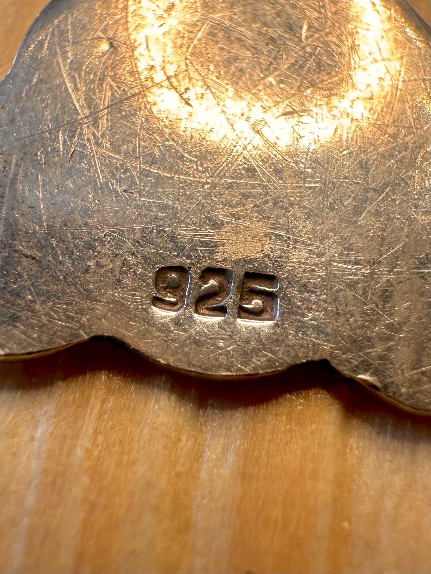 Vintage Rabbit 925 Silver Pendant