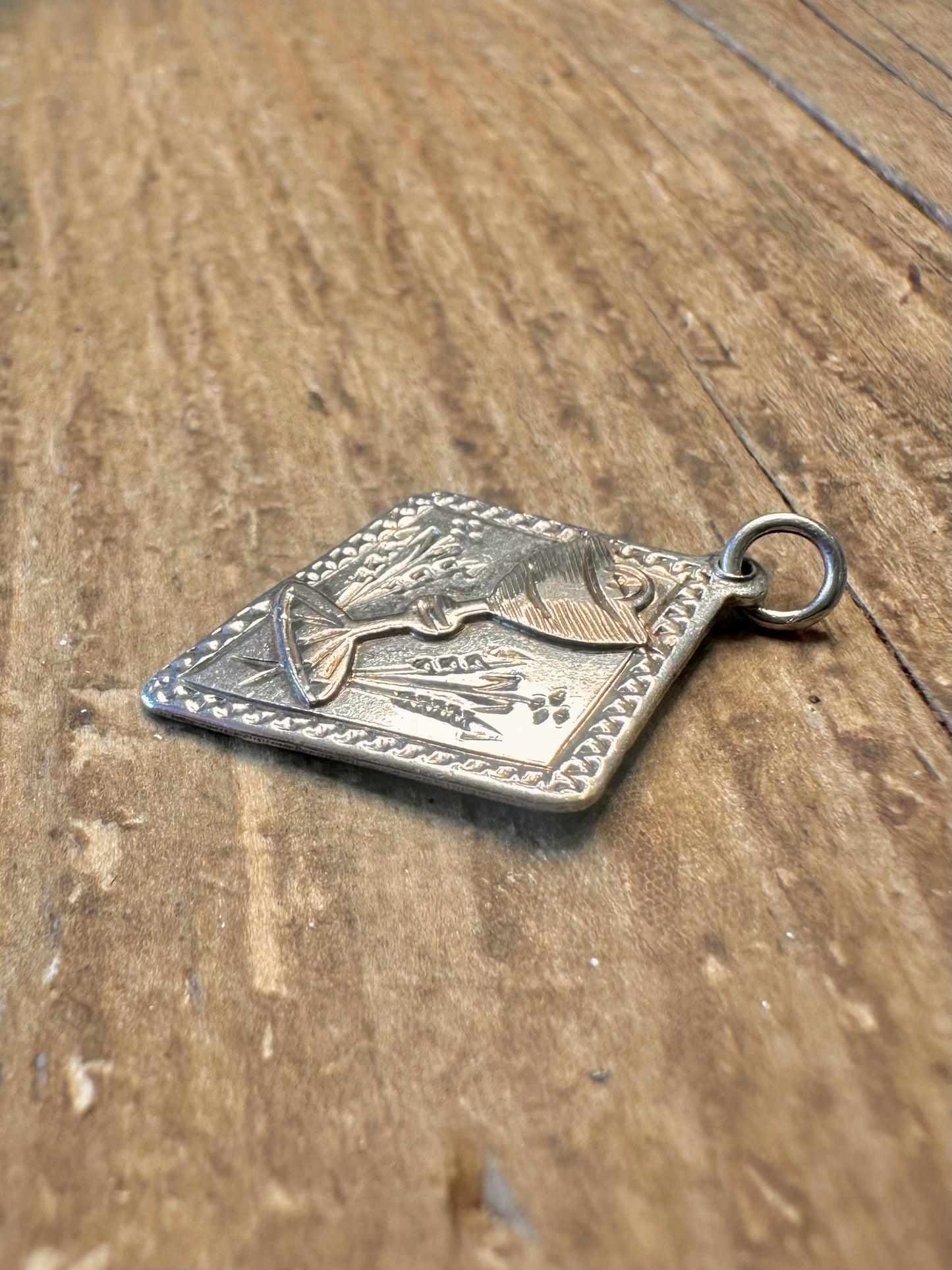 Irish 1961 Chalice Gold Plate on 925 Sterling Silver Pendant