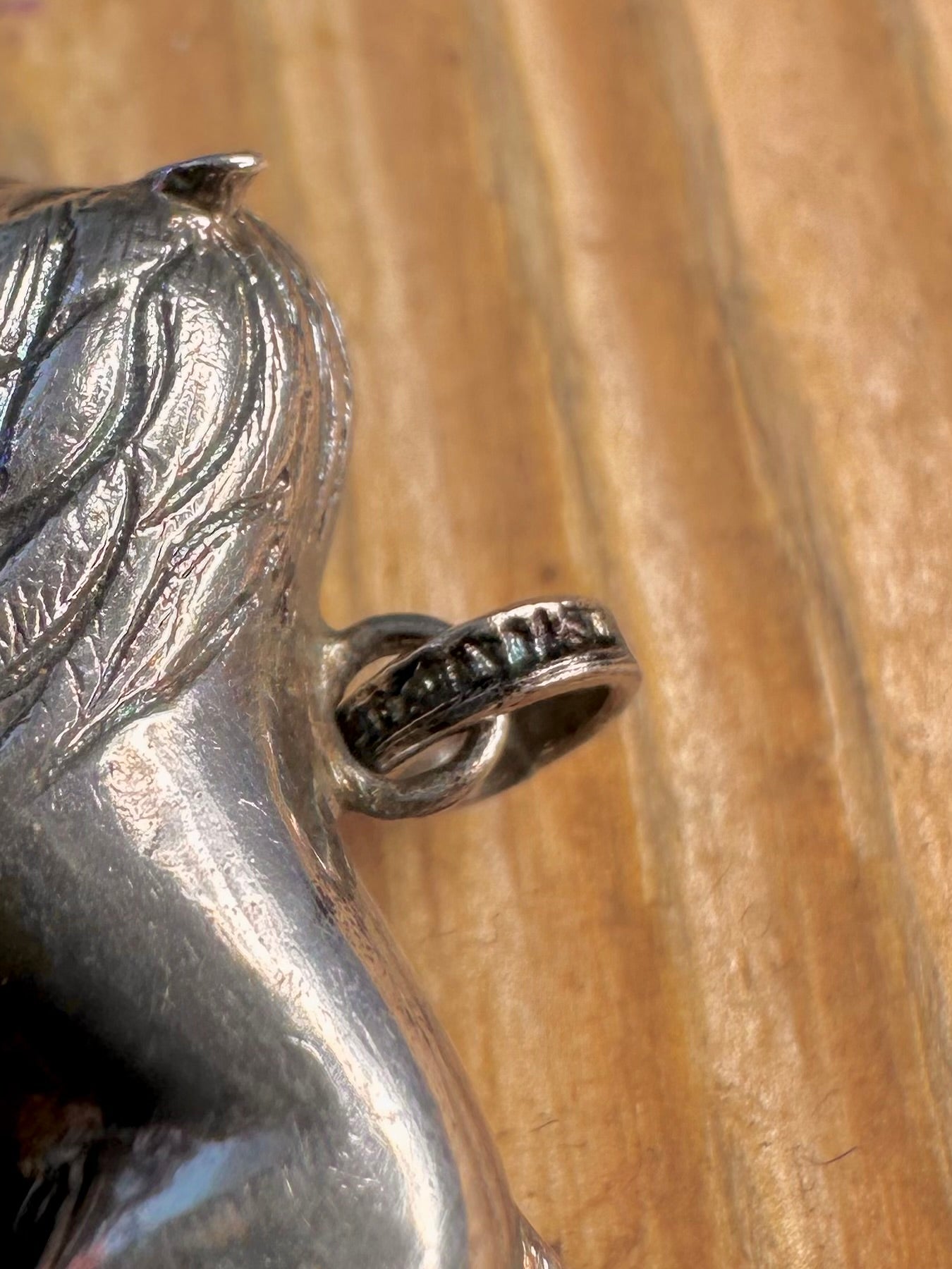 Lion Red Eyes 925 Sterling Silver Pendant