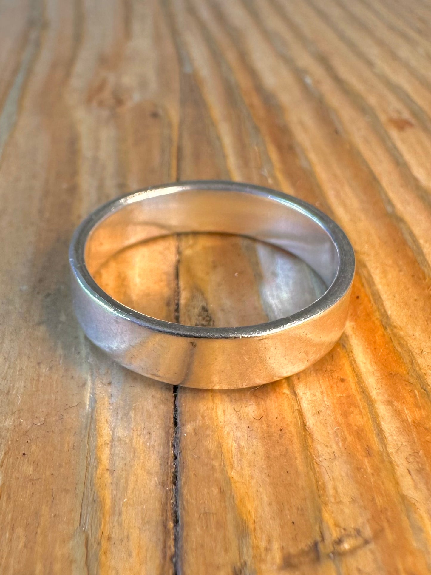 Band 925 Sterling Silver Size Q1/2 Ring