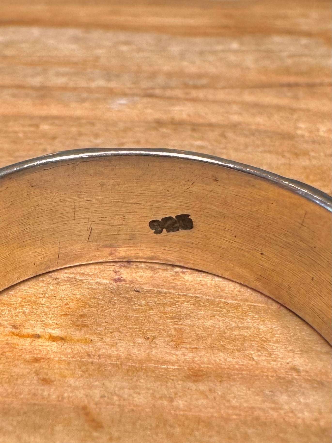 Vintage Celtic Band 925 Sterling Silver Size Z+5 Ring