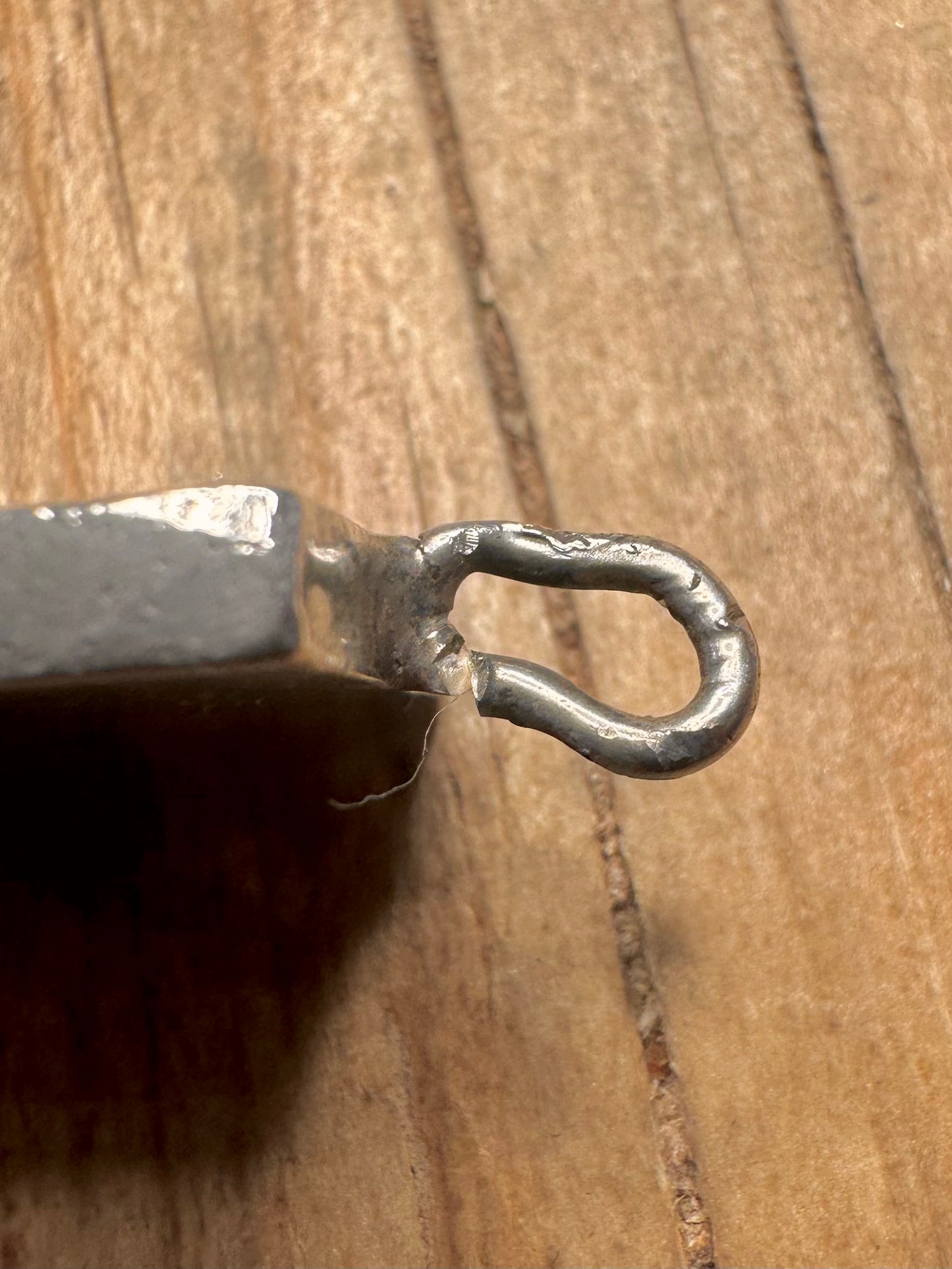 Vintage 1978 Ingot St Christopher 925 Sterling Silver Pendant