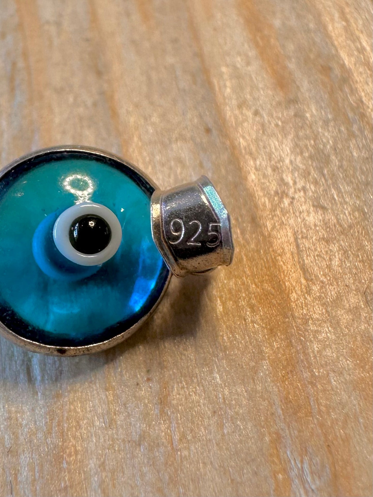 Vintage Evil Eye 925 Silver Pendant