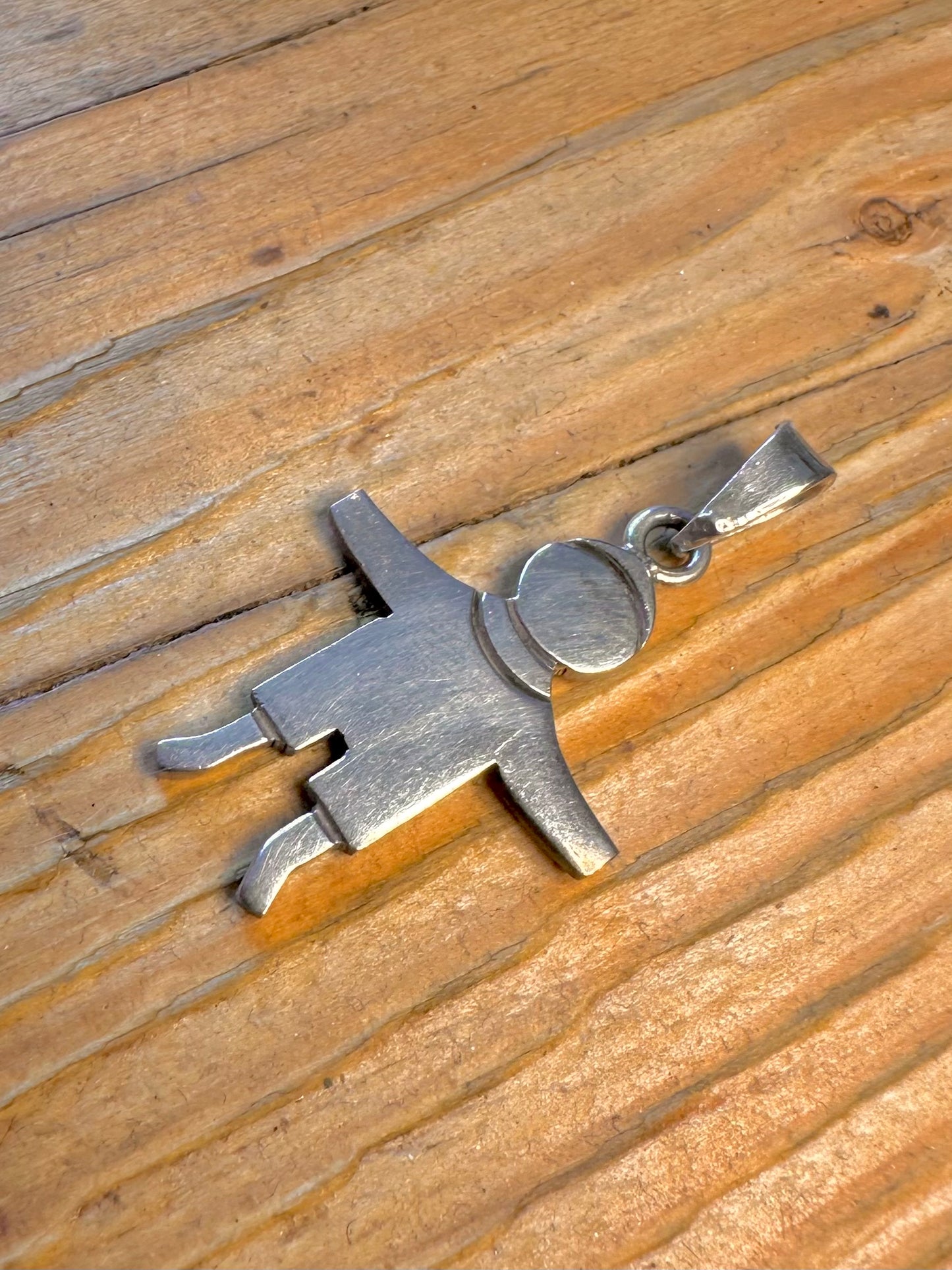 Boy Figure 925 Sterling Silver Pendant