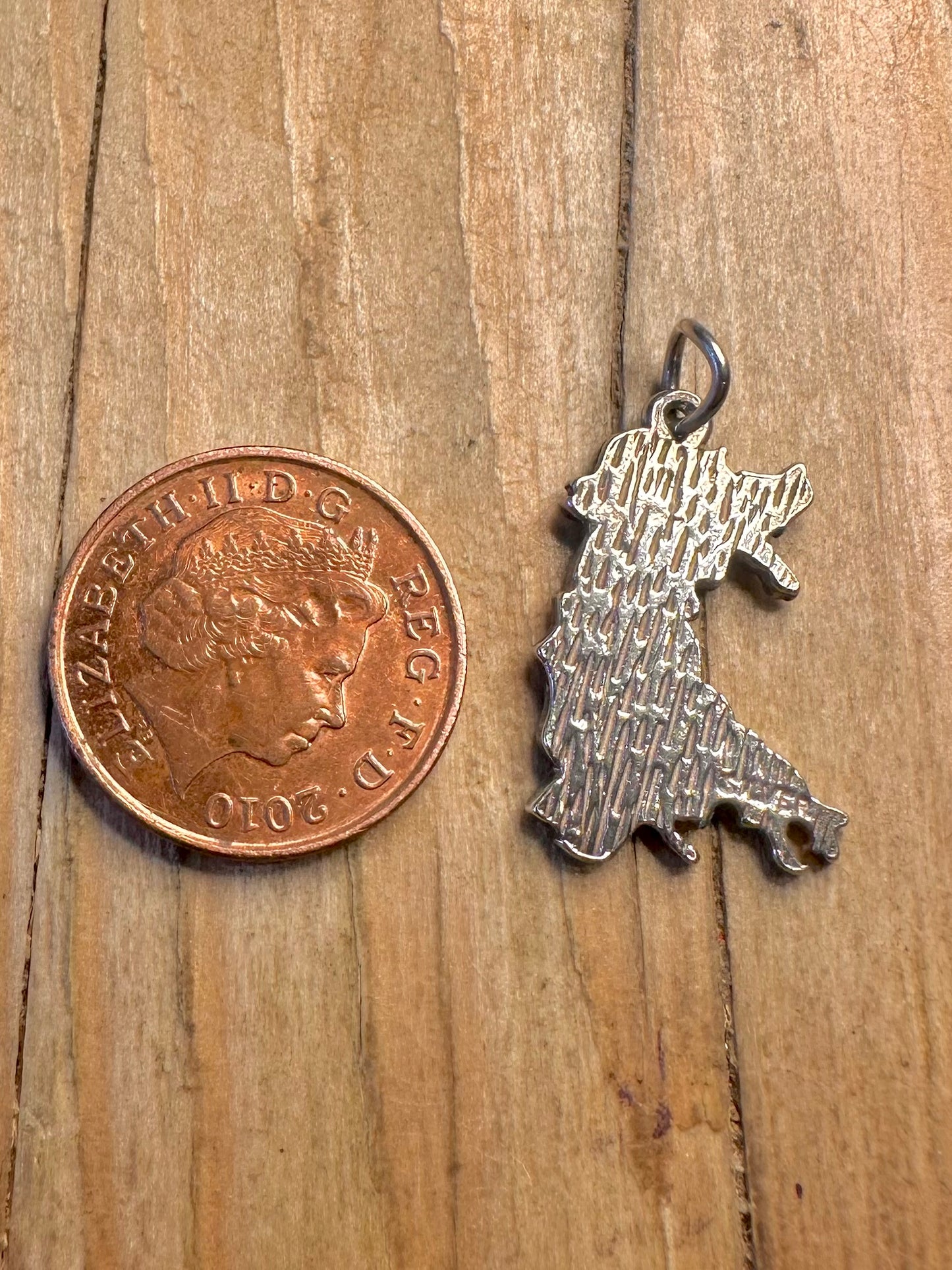 Vintage CYMRU Wales 925er Sterlingsilber Anhänger