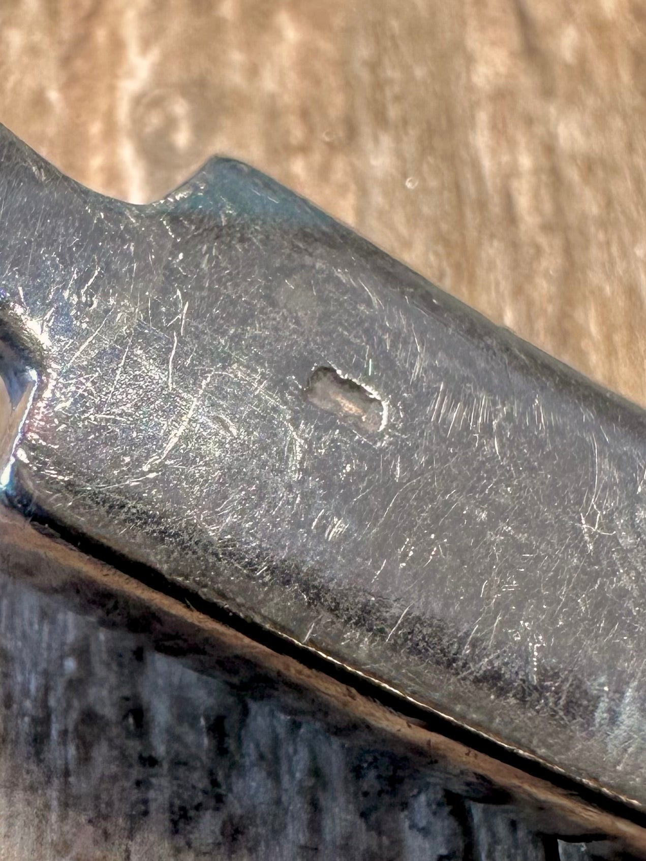 Abstract Heavy 925 Sterling Silver Bangle