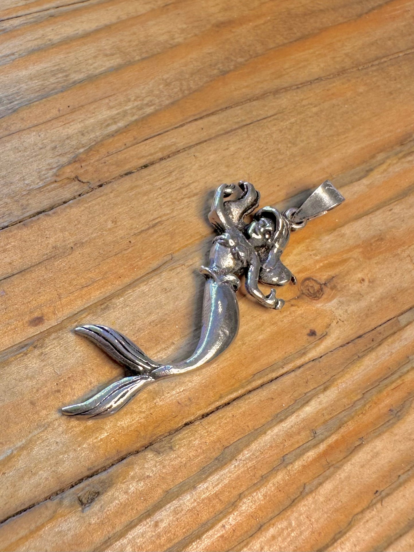Mermaid Oxides Style 925 Sterling Silver Pendant