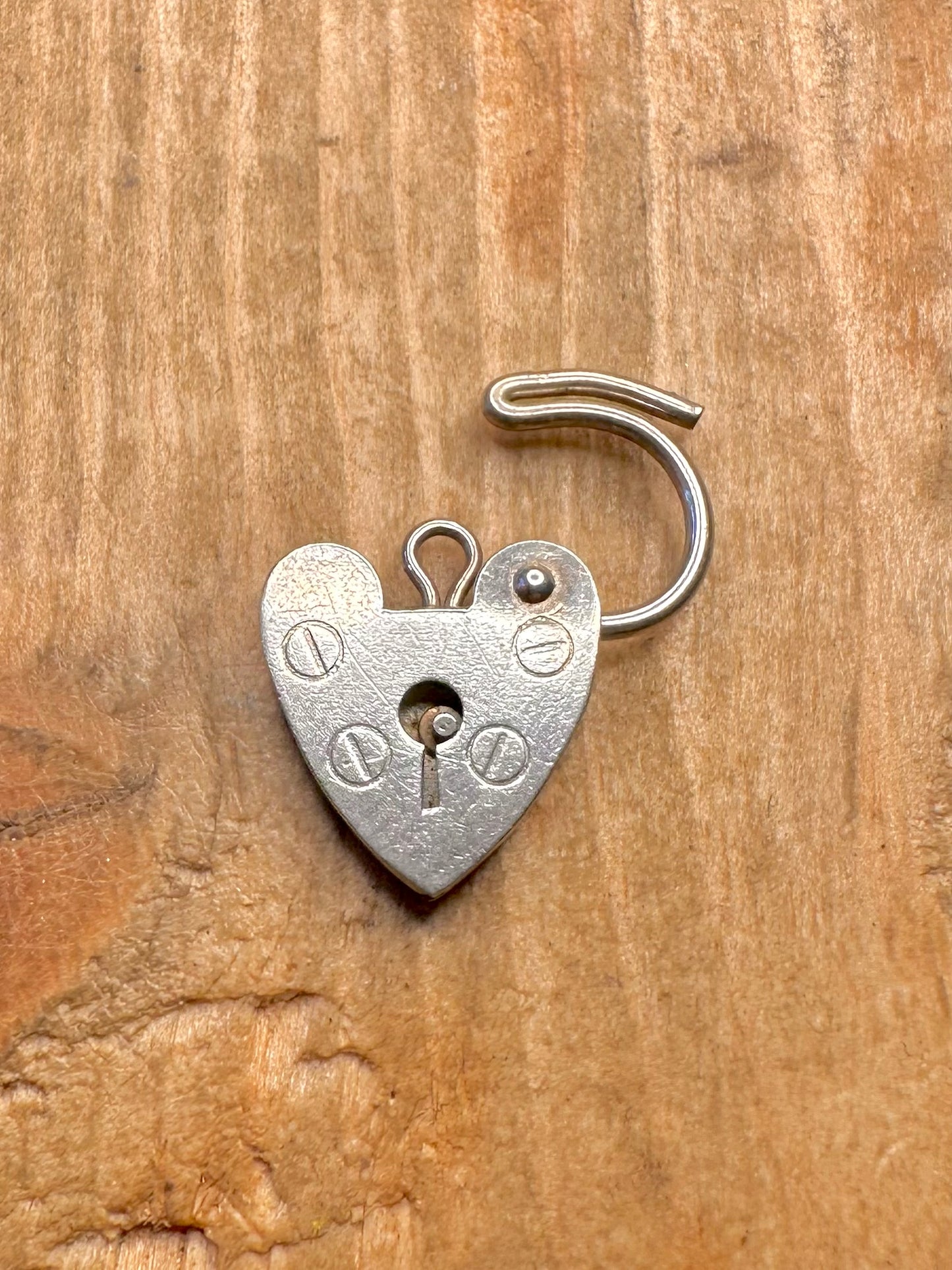 Heart 1978 Padlock Maker HG 925 Sterling Silver Pendant
