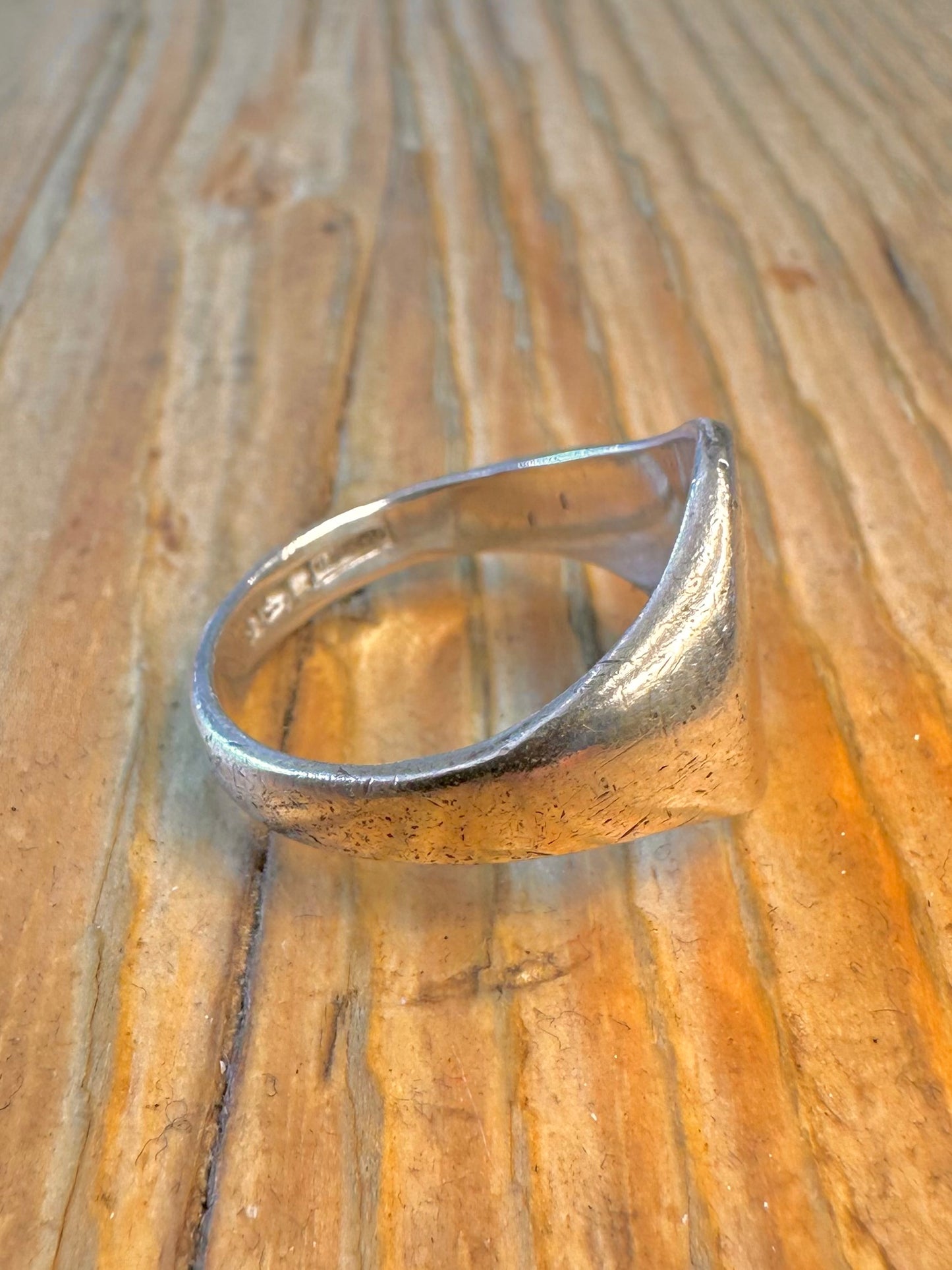 Signet 1978 Engraved 925 Sterling Silver Size Q Ring