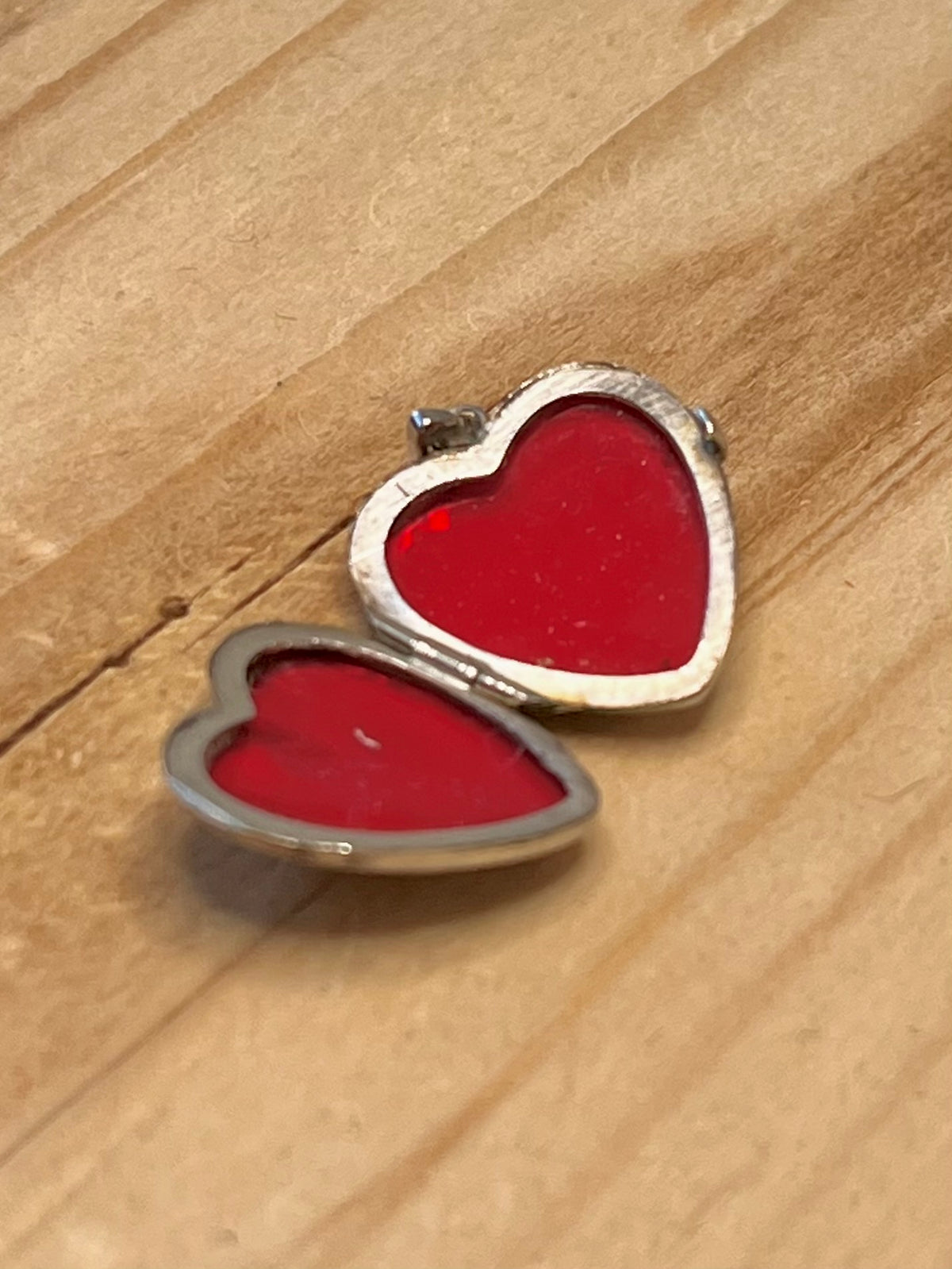 Embellished Heart Locket 925 Sterling Silver Pendant