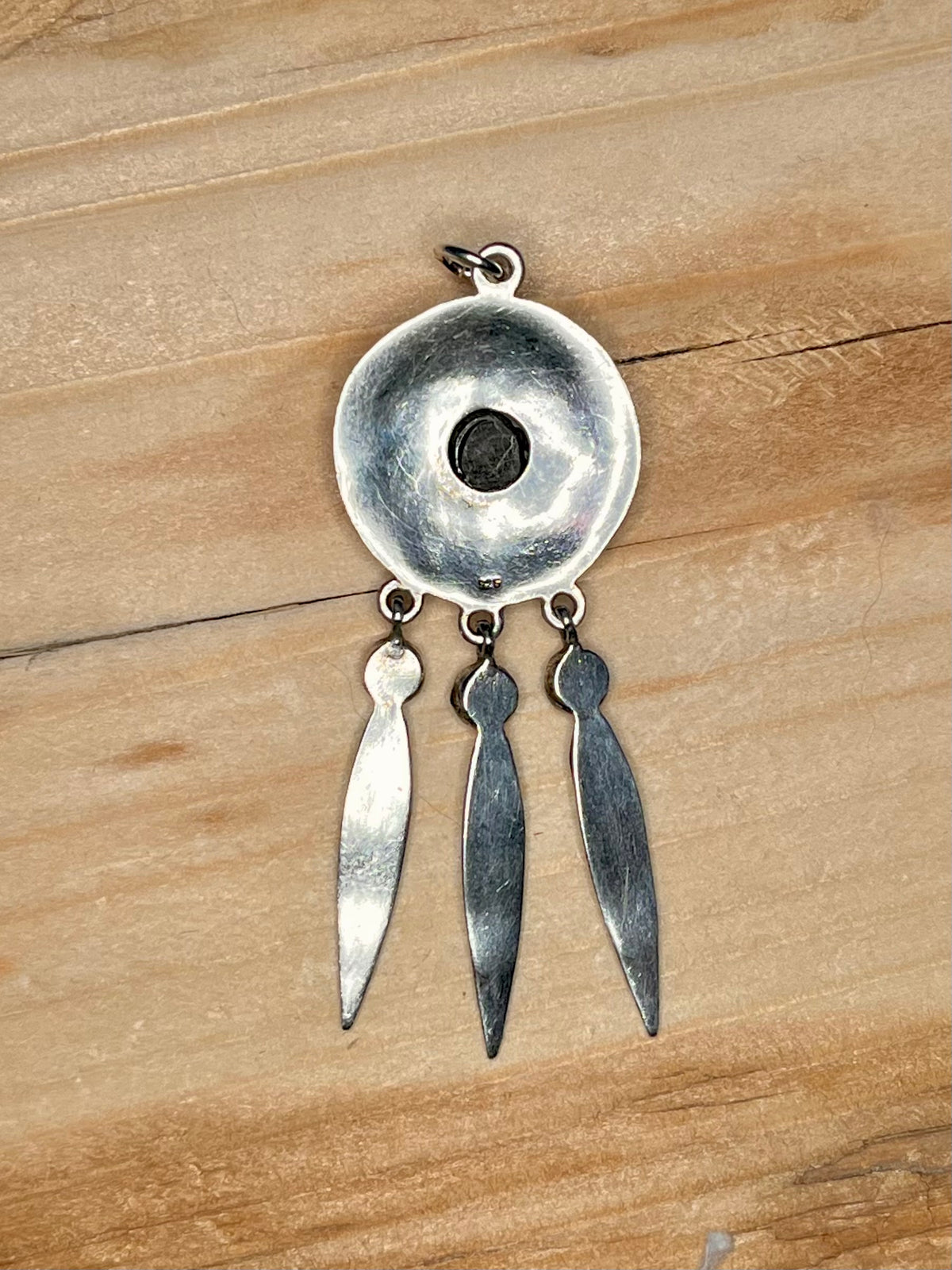 Black Onyx Dream Catcher 925 Sterling Silver Pendant