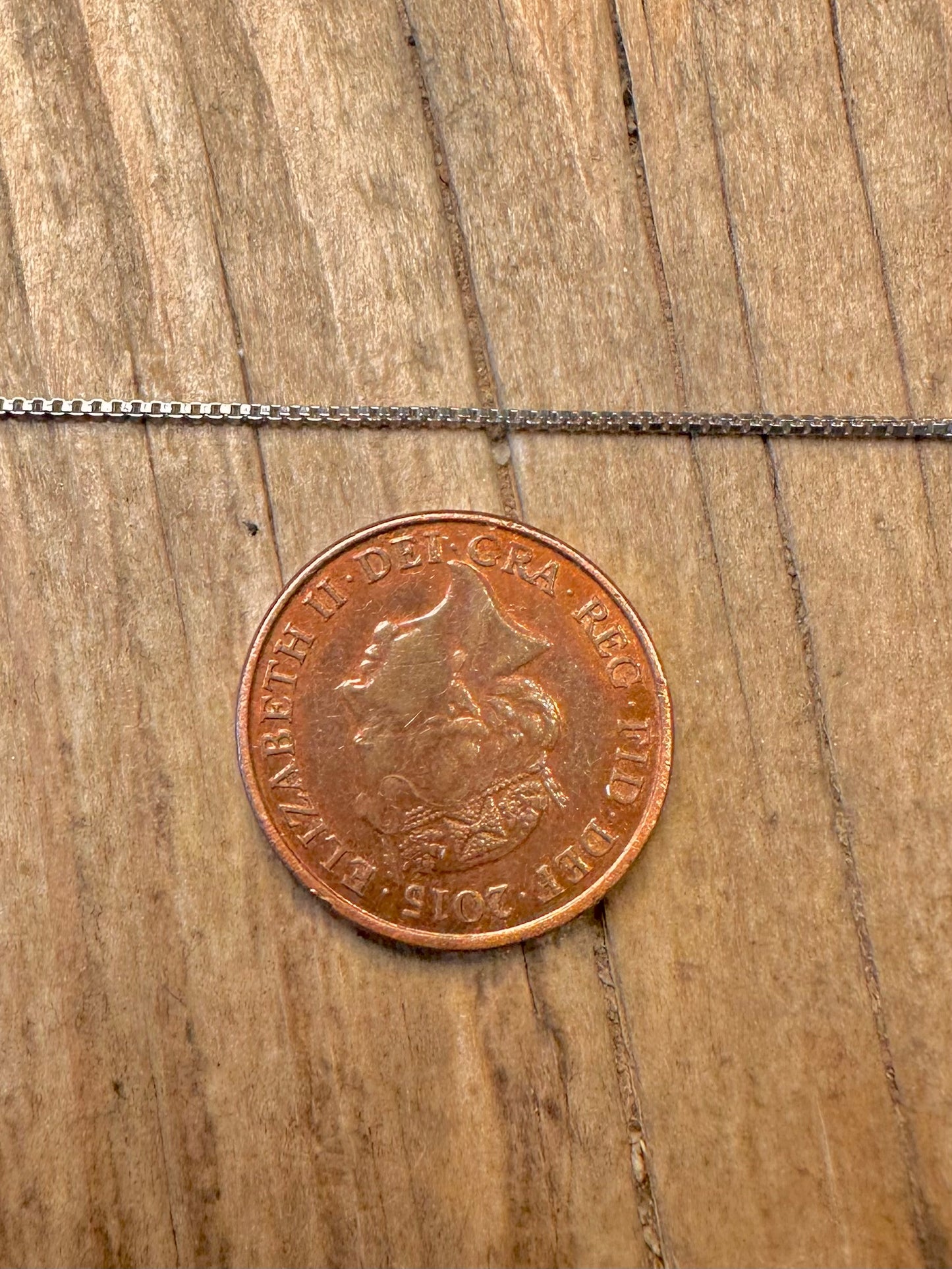 Vintage Box Chain 925 Sterling Silver 18 inch Necklace