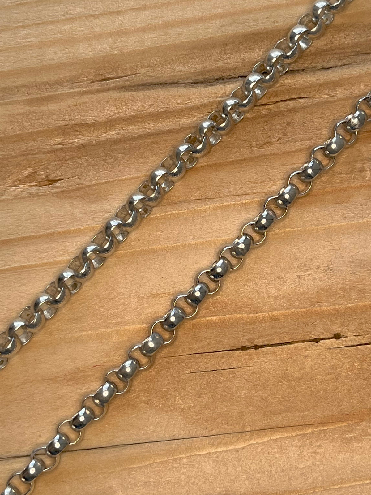 Belcher Chain 925 Sterling Silver 23 Inch Necklace