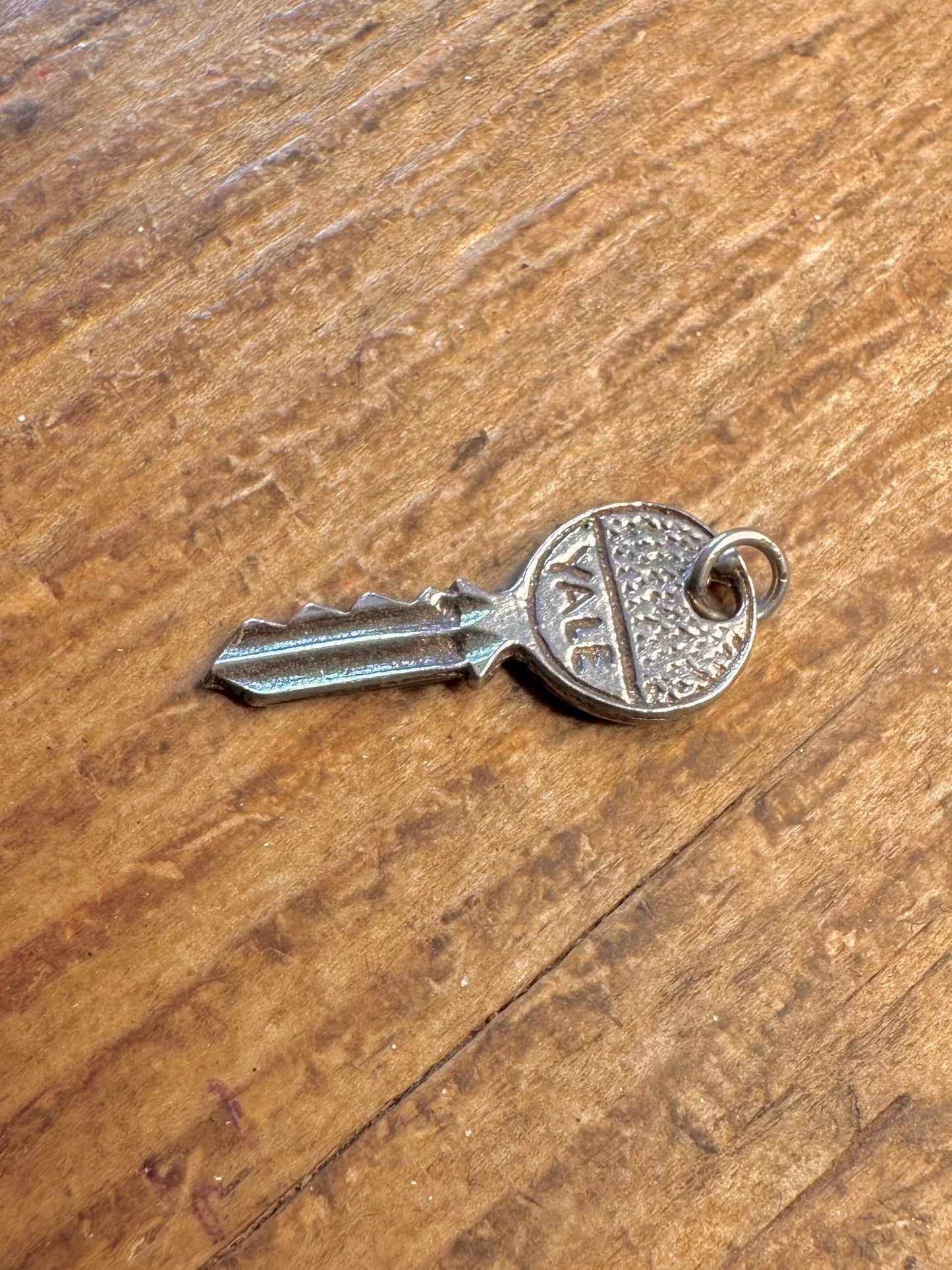Yale Key 925 Sterling Silver Charm Pendant