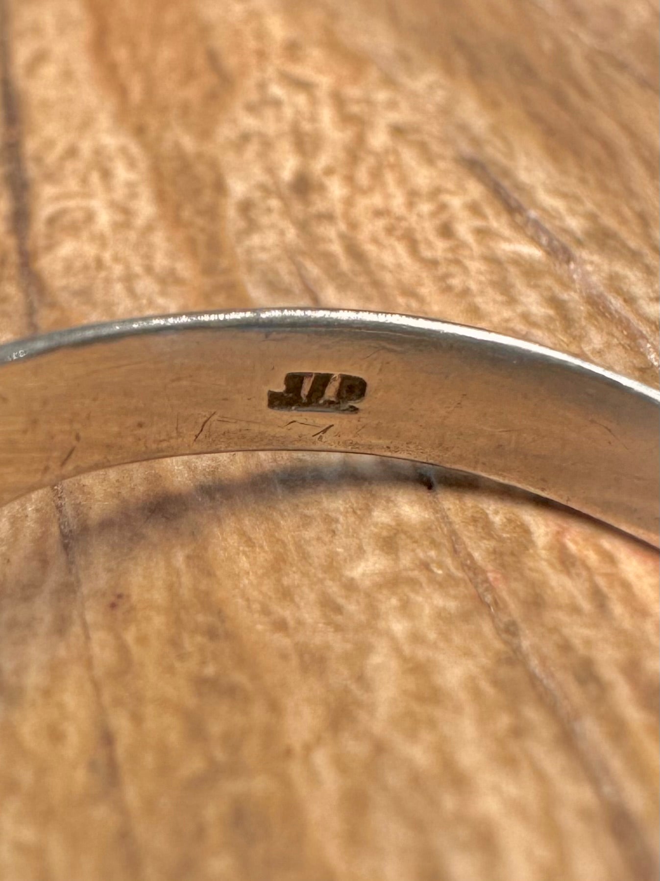 Vintage Garnet 925 Sterling Silver Size U Ring