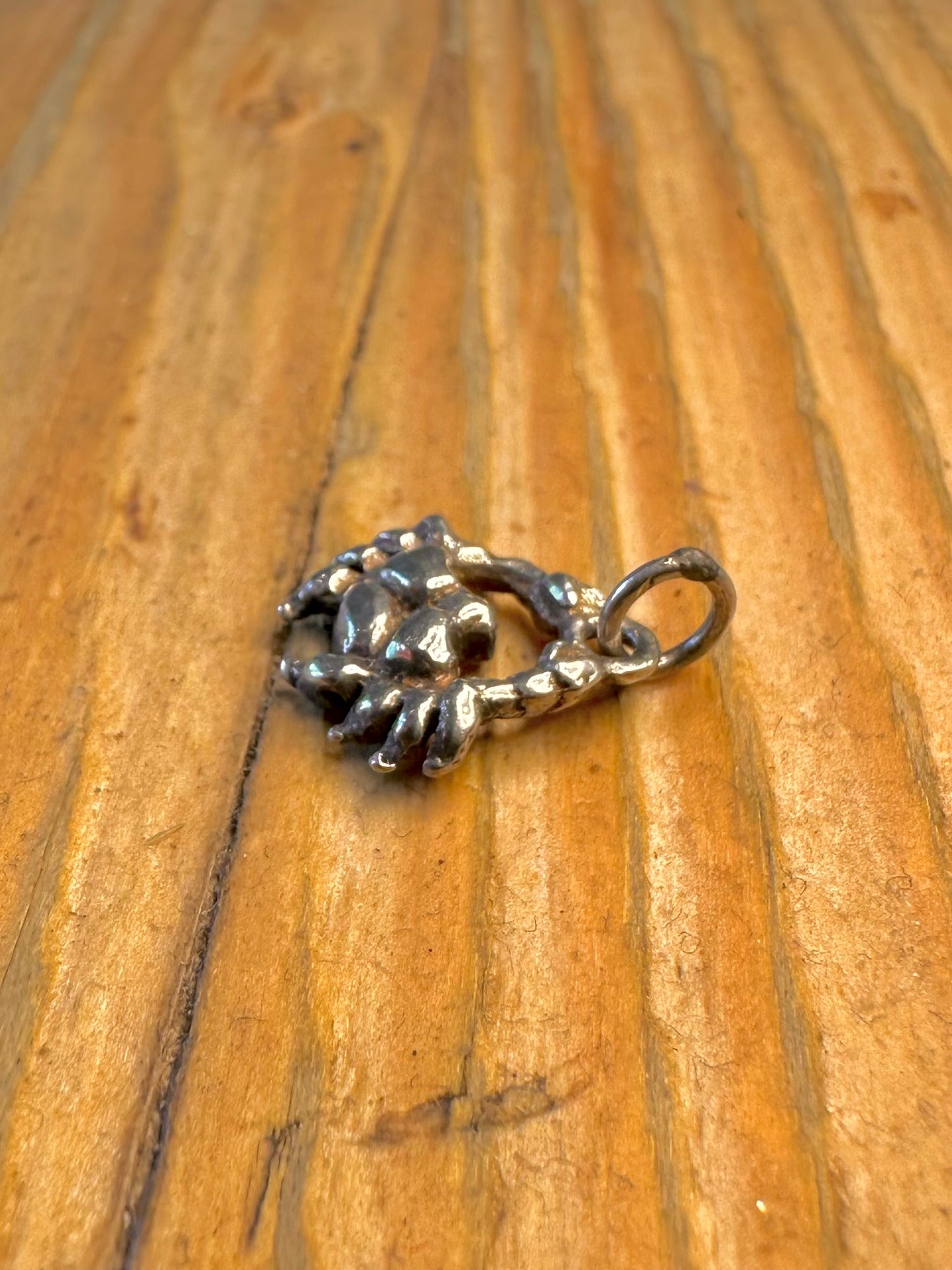 Crab 925 Sterling Silver Charm Pendant