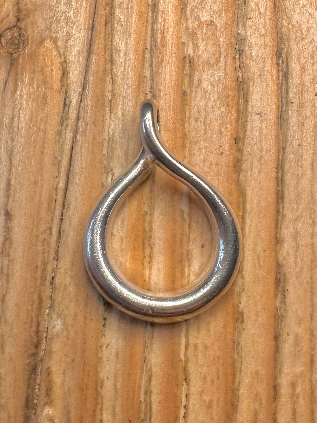 Modernistischer Kreis 925 Sterling Silber Hersteller M&S Anhänger