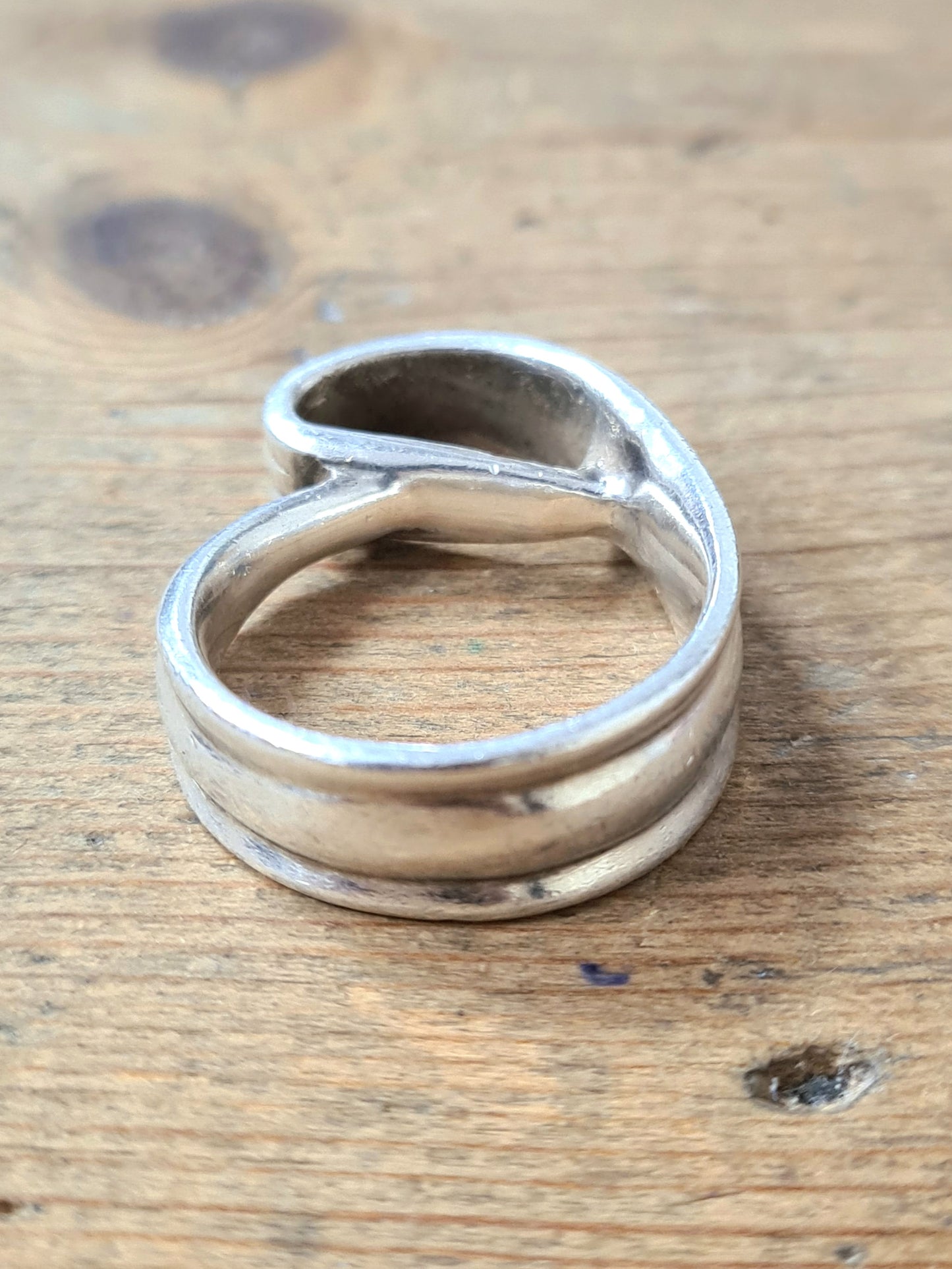 Modern Abstract Handmade 925 Silver Ring