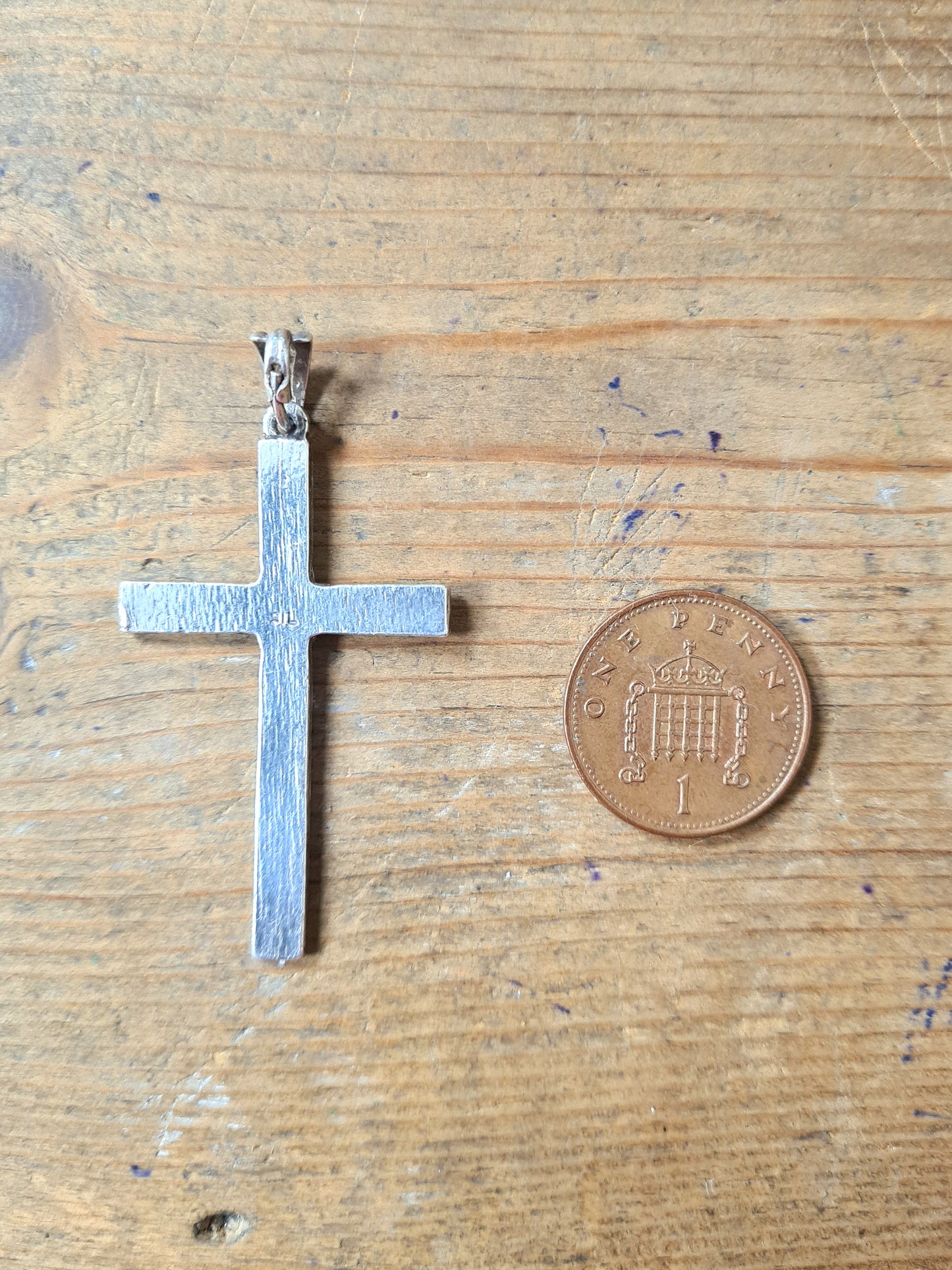 Vintage Silver Cross Pendant