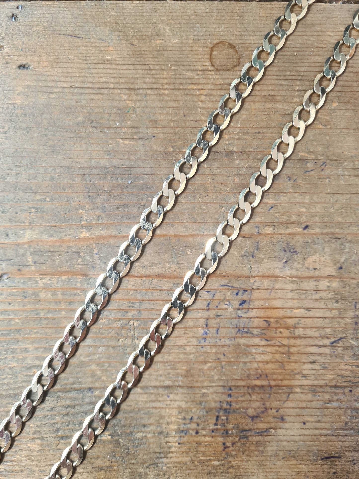 Vintage Curb Chain 9ct Gold Hallmarked Necklace