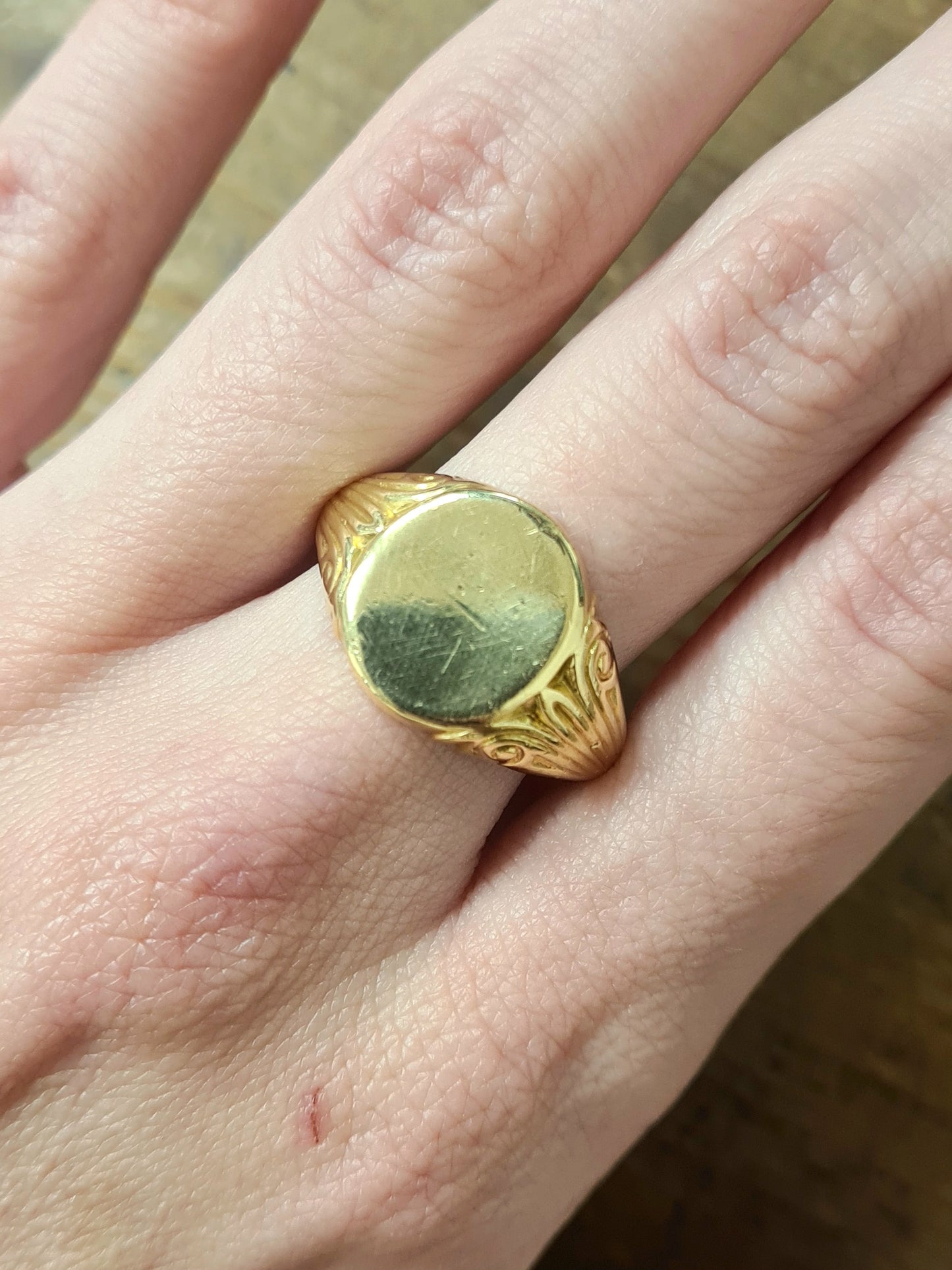 Vintage Signet 18ct Gold Hallmarked 1994 Ring