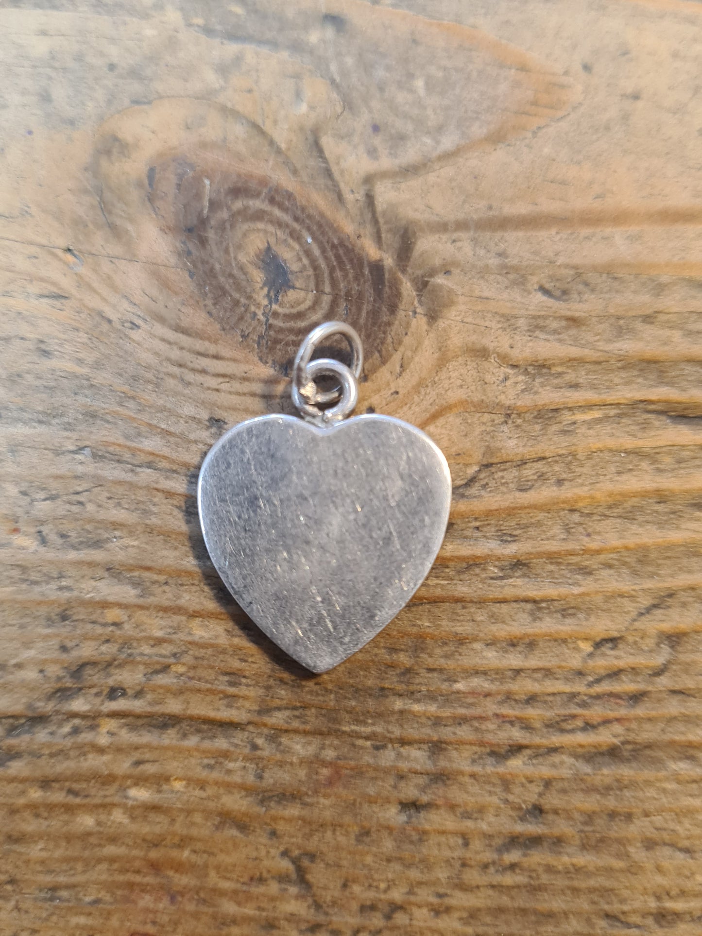 Vintage Heart 925 Silver Pendant