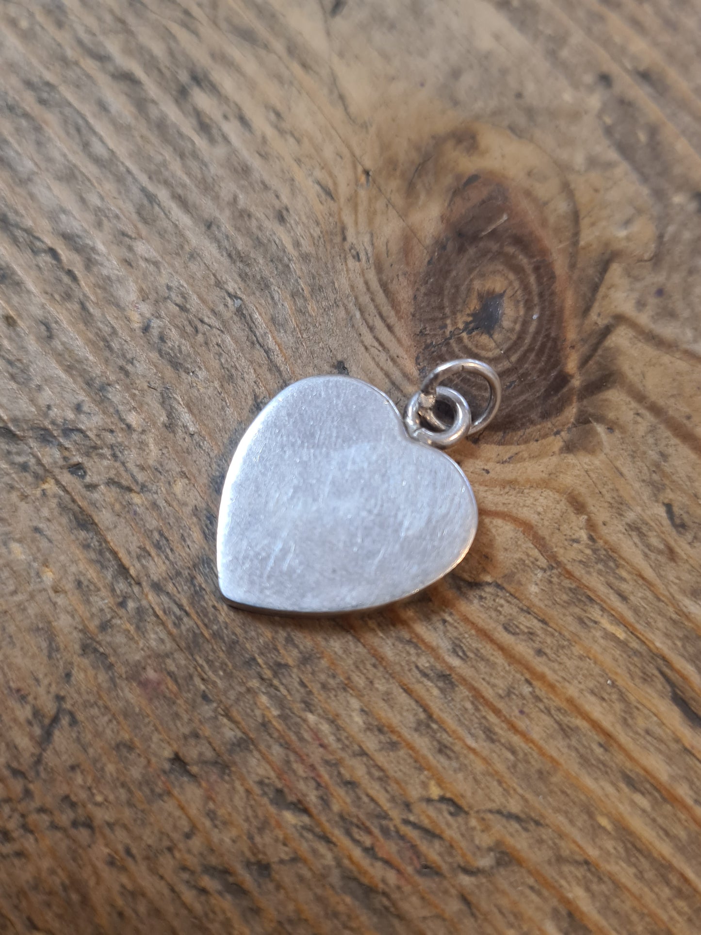 Vintage Heart 925 Silver Pendant