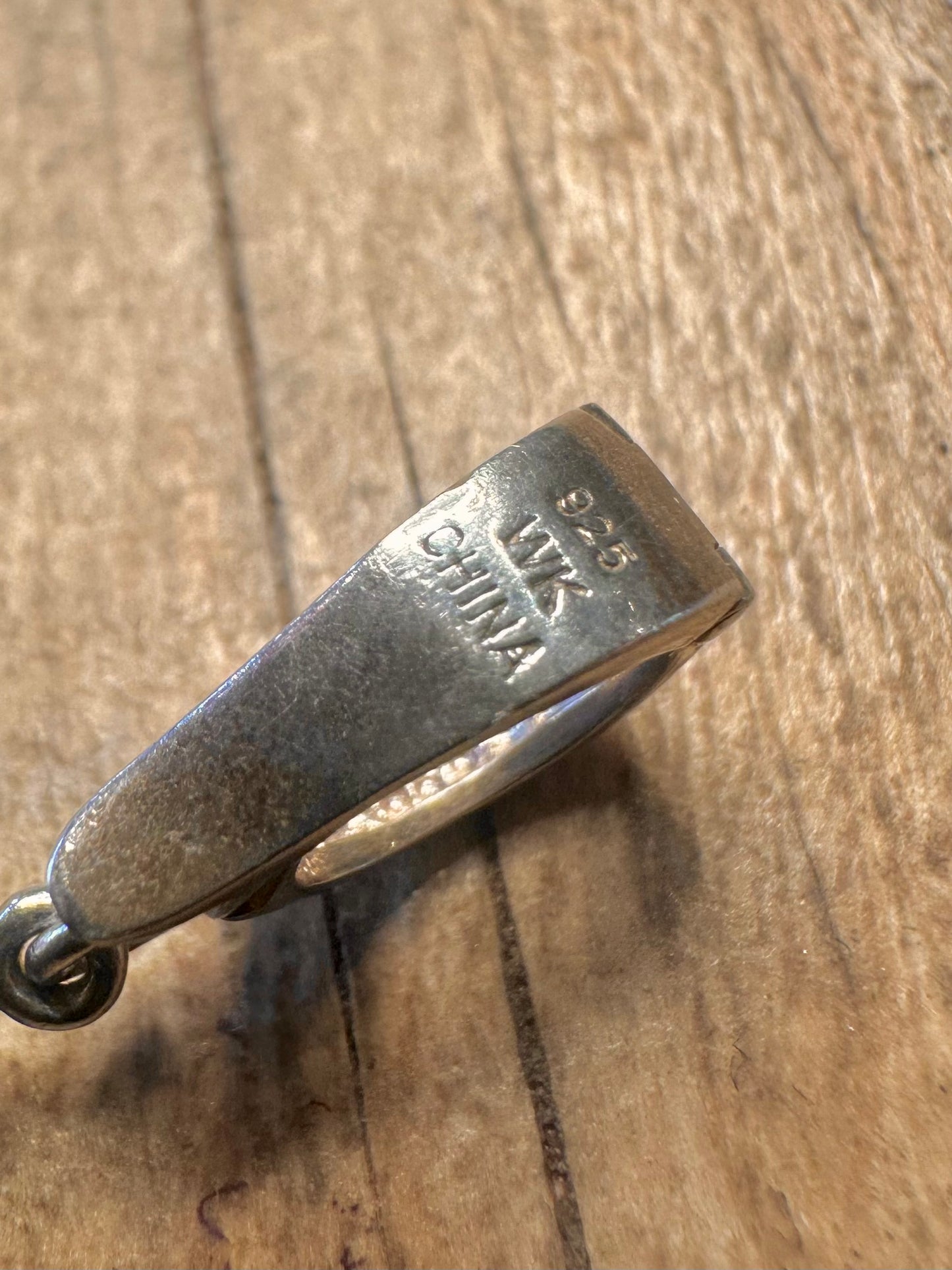 Modern Blue Goldstone 925 Sterling Silver Pendant