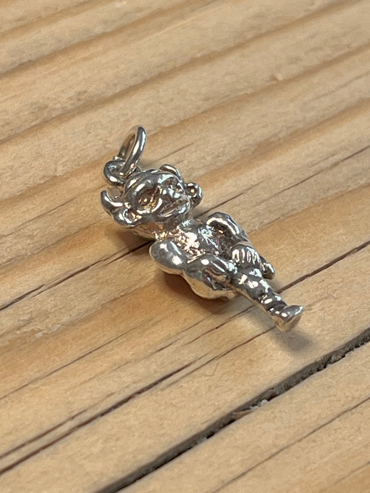 Small Horned Gargoyle 925 Sterling Silver Pendant