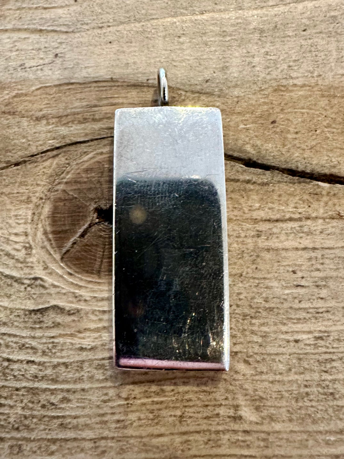 Vintage 1977 Jubilee Sheffield Ingot 925 Silver Pendant