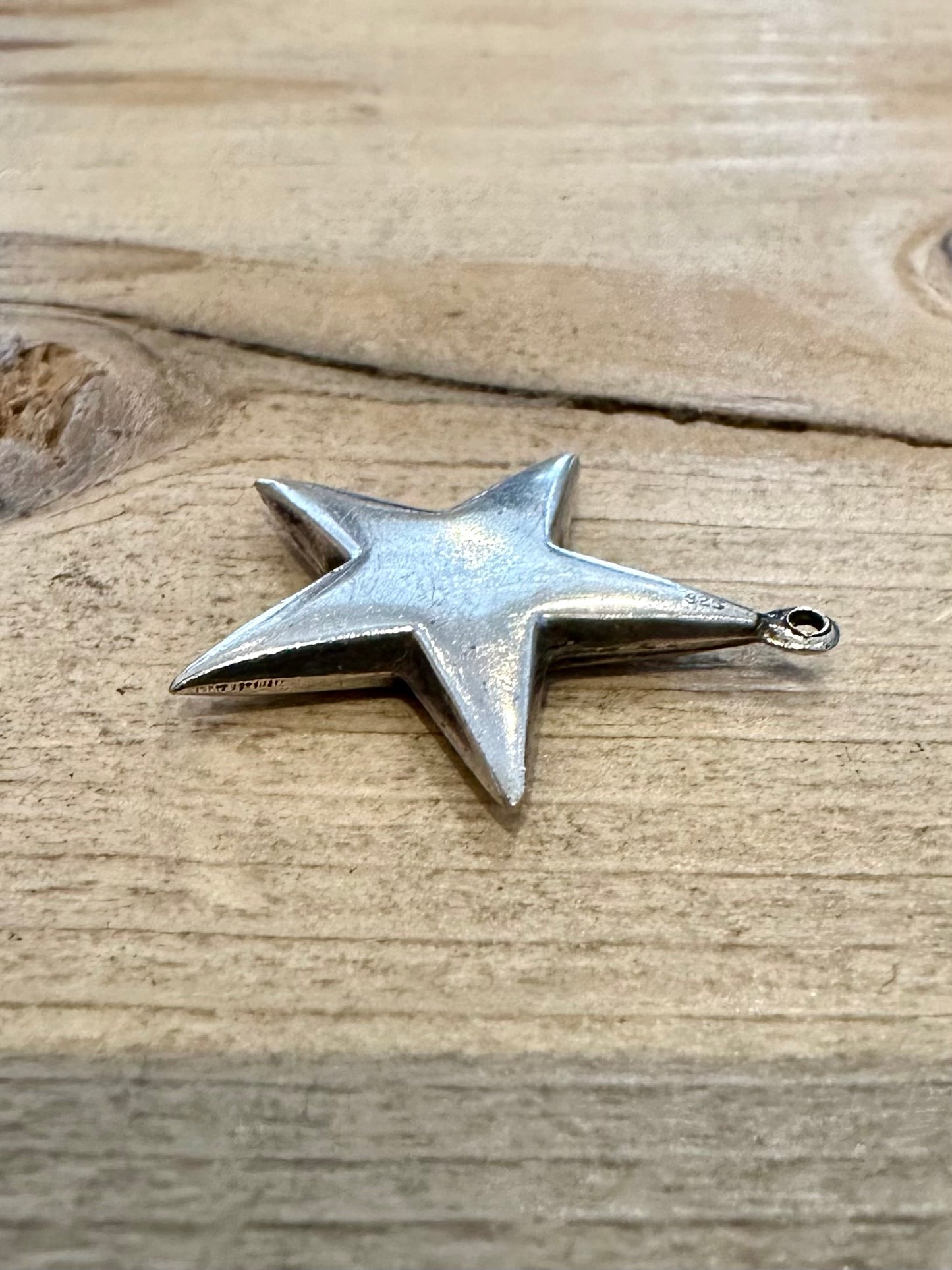 Vintage Star 925 Silver Pendant