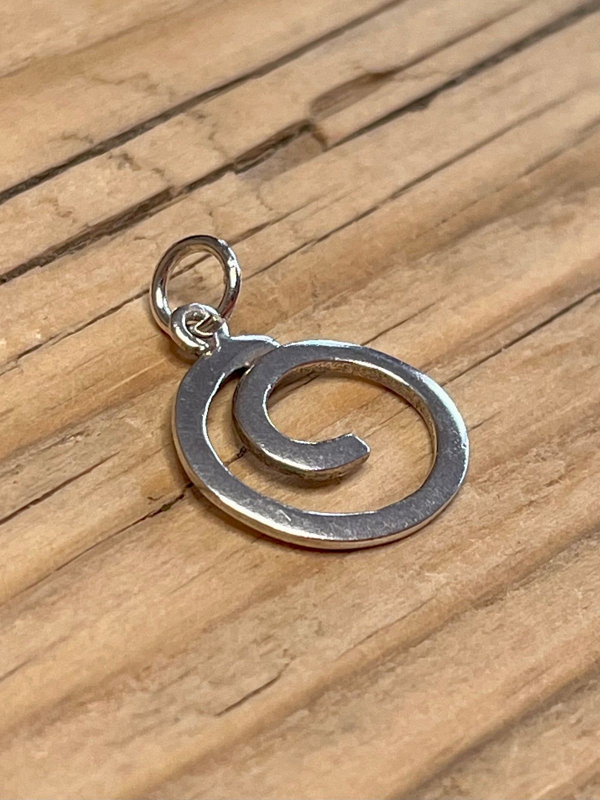Simple Swirl 925 Sterling Silver Pendant