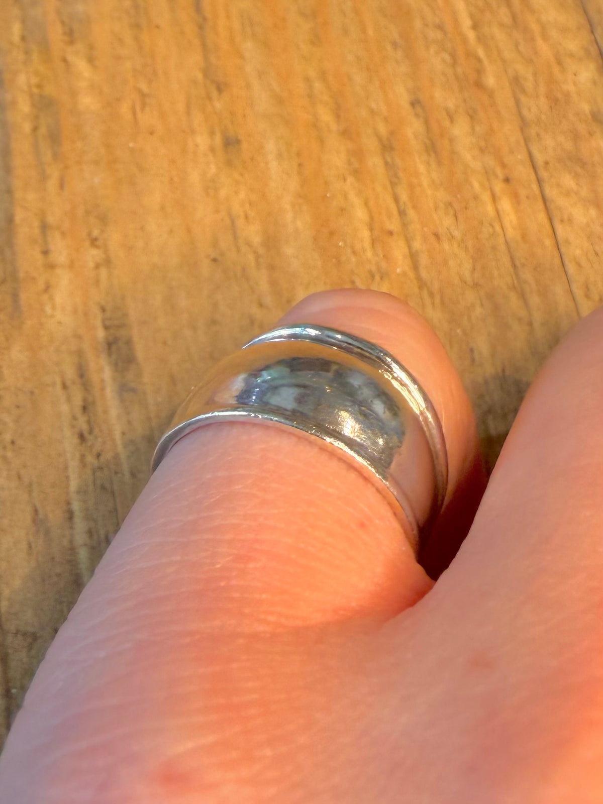 Dome Band 925 Sterling Silver Size O Ring