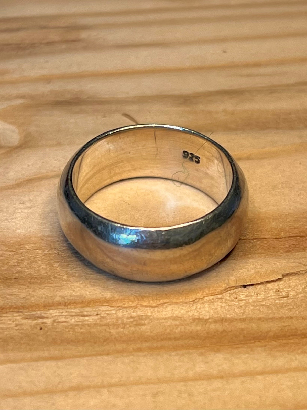 Plain Band 925 Sterling Silver Ring