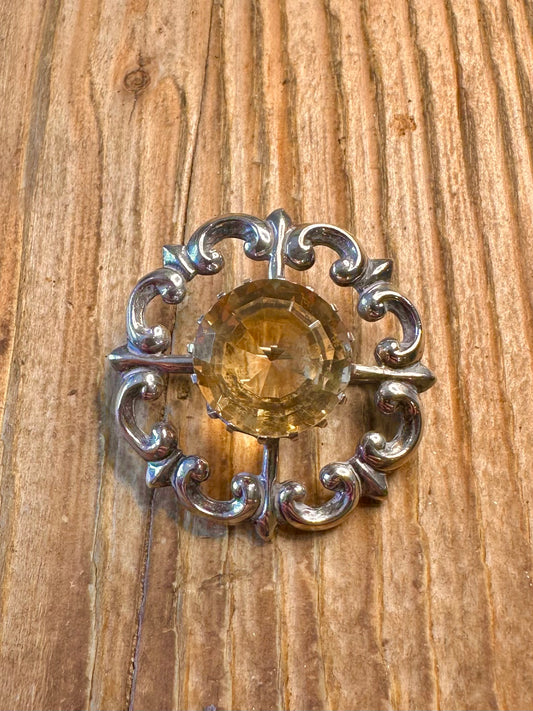 Scottish 1965 Thomas Kerr Ebbutt 925 Sterling Silver Brooch
