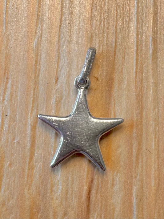 Vintage Star 925 Silver Pendant