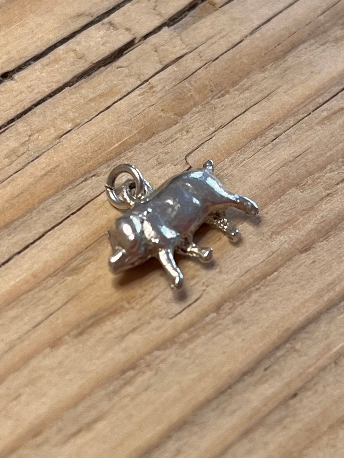 Small Pig 925 Sterling Silver Pendant