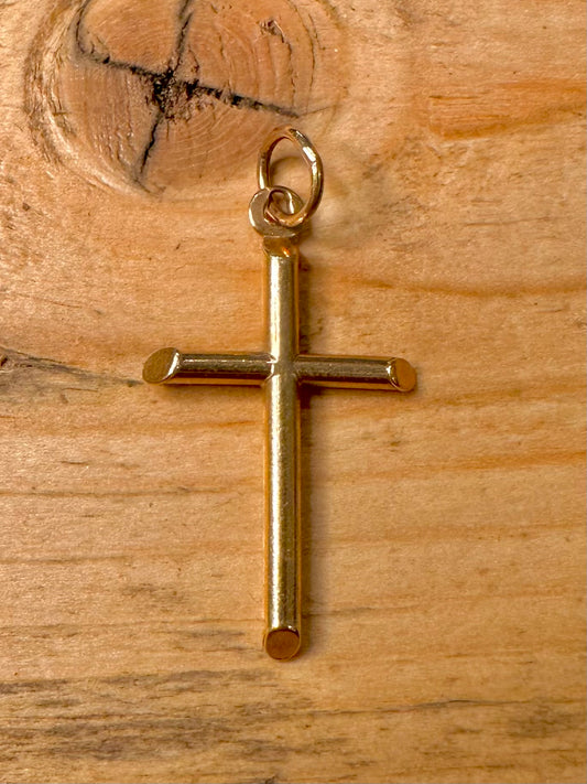 Vintage 9ct Gold Cross Pendant