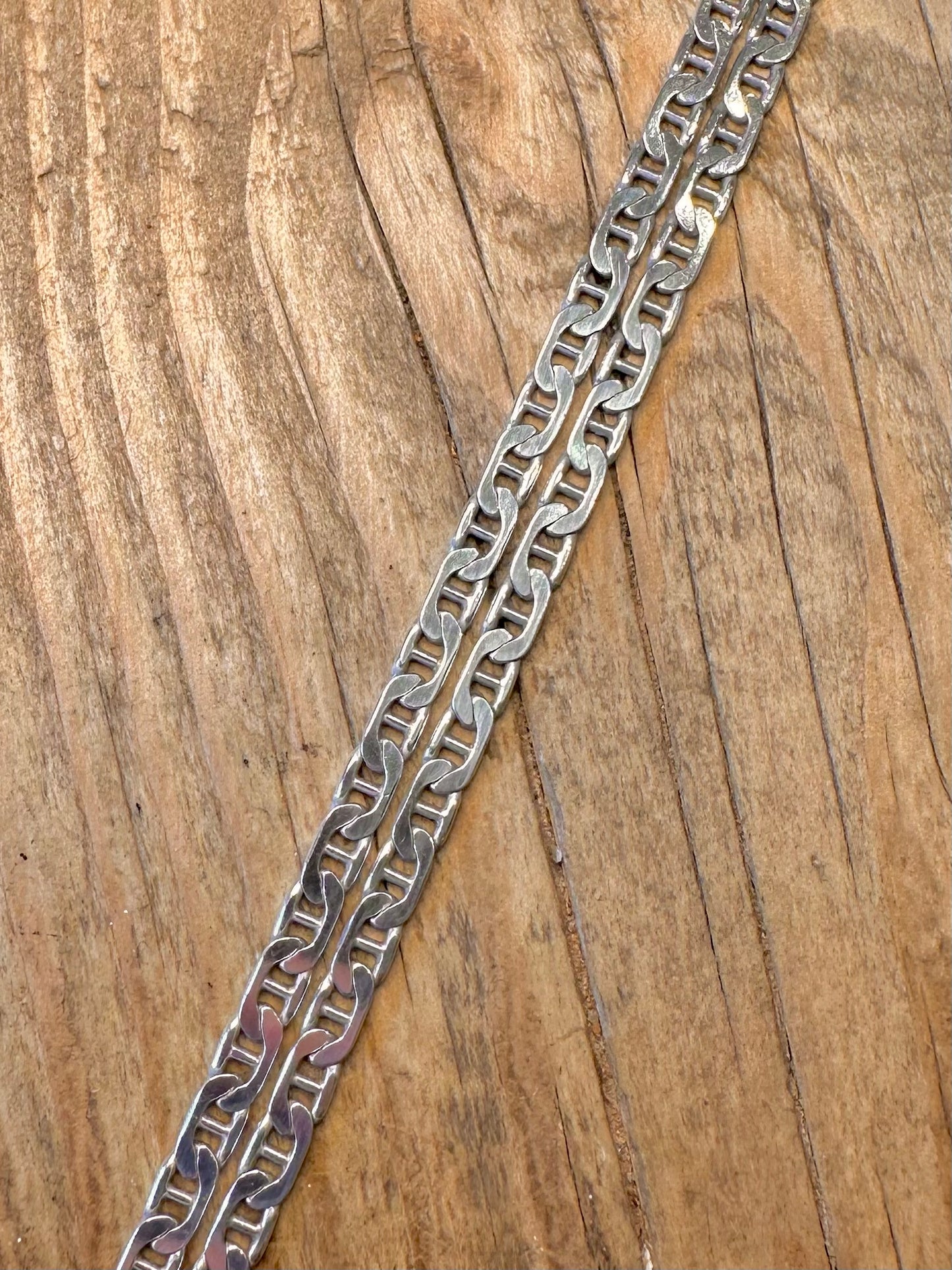 Mariner Anchor Link 925 Sterling Silver 18 inch Necklace