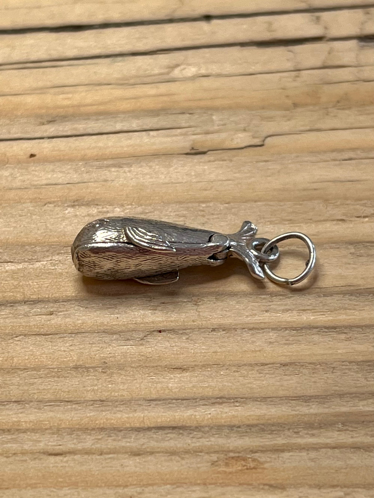 Jonah and the Whale Articulated 925 Sterling Silver Pendant
