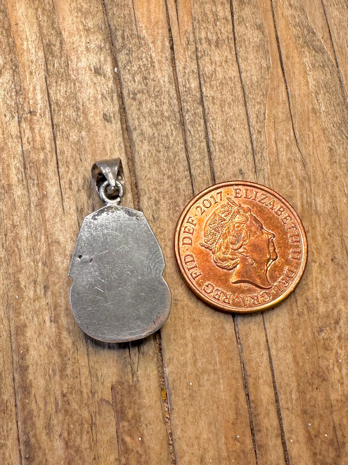 Egyptian King Tut Silver Pendant
