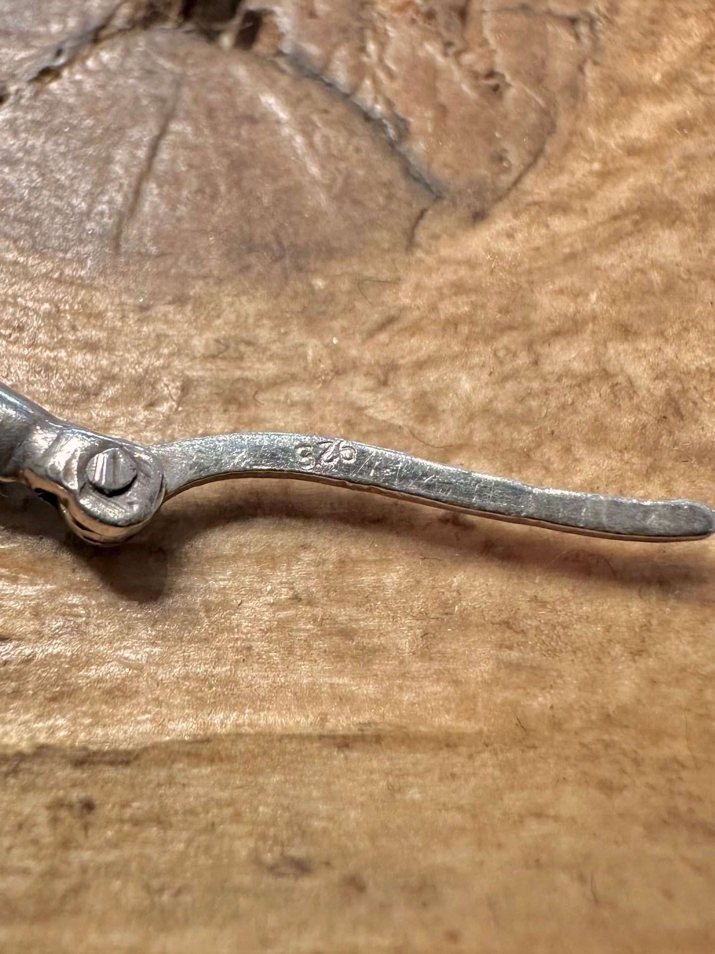 Vintage Creole Hoops 925 Silver Earrings